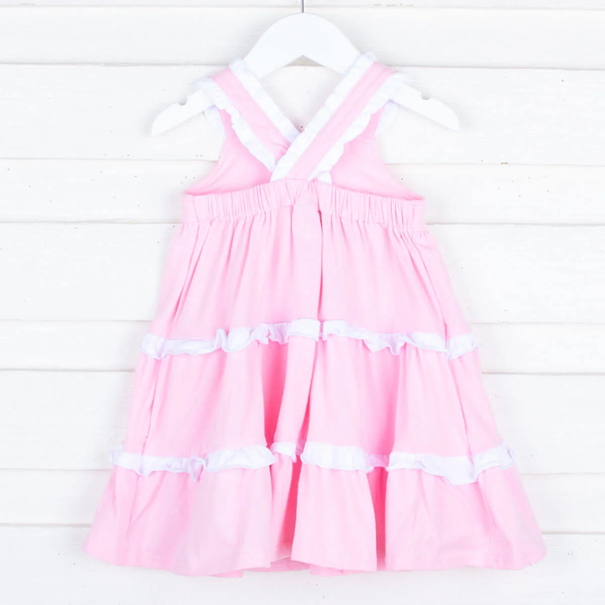Callie Tiered Ruffle Dress Pink - Image 5