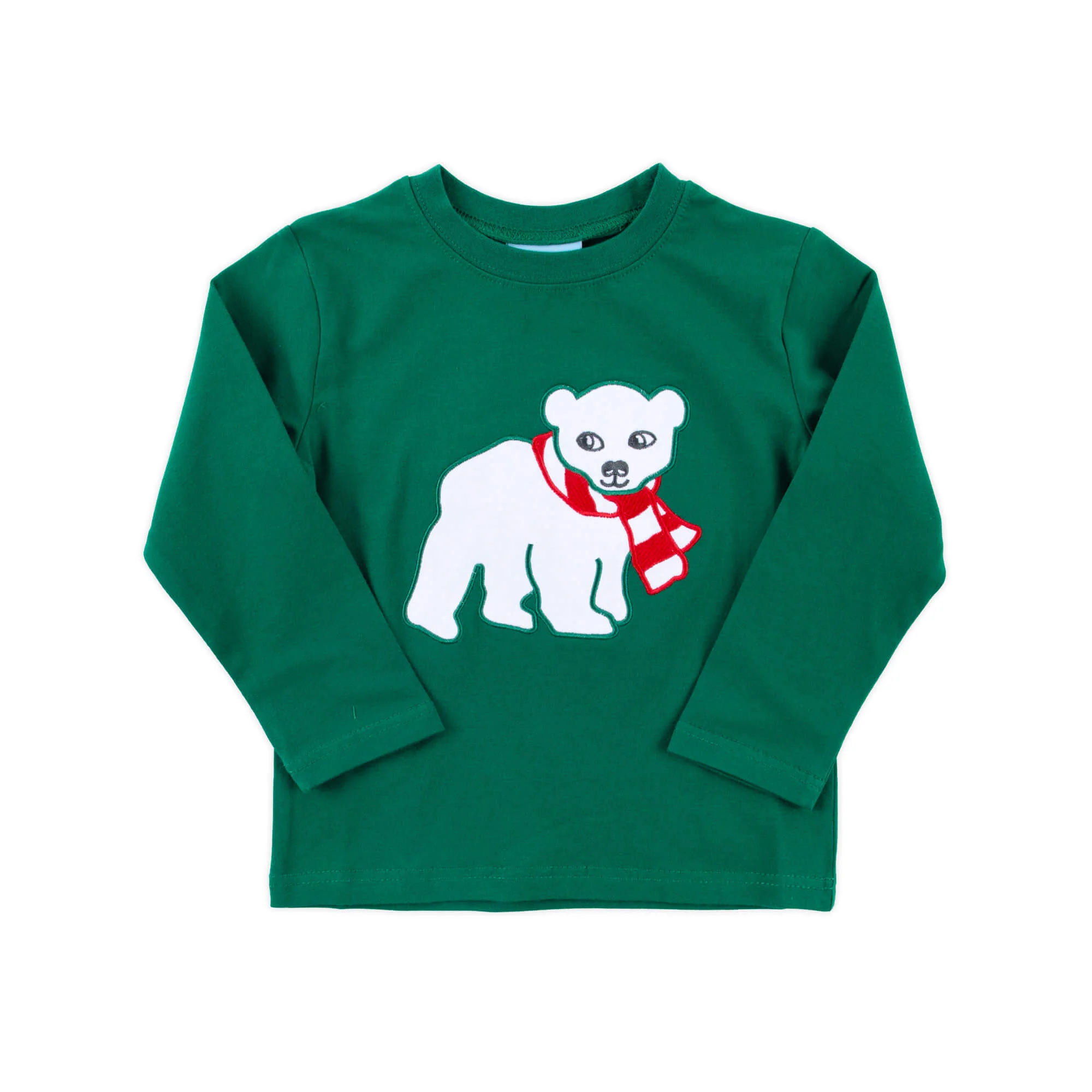 Polar Bear Hunter Green Long Sleeve Shirt - Image 4