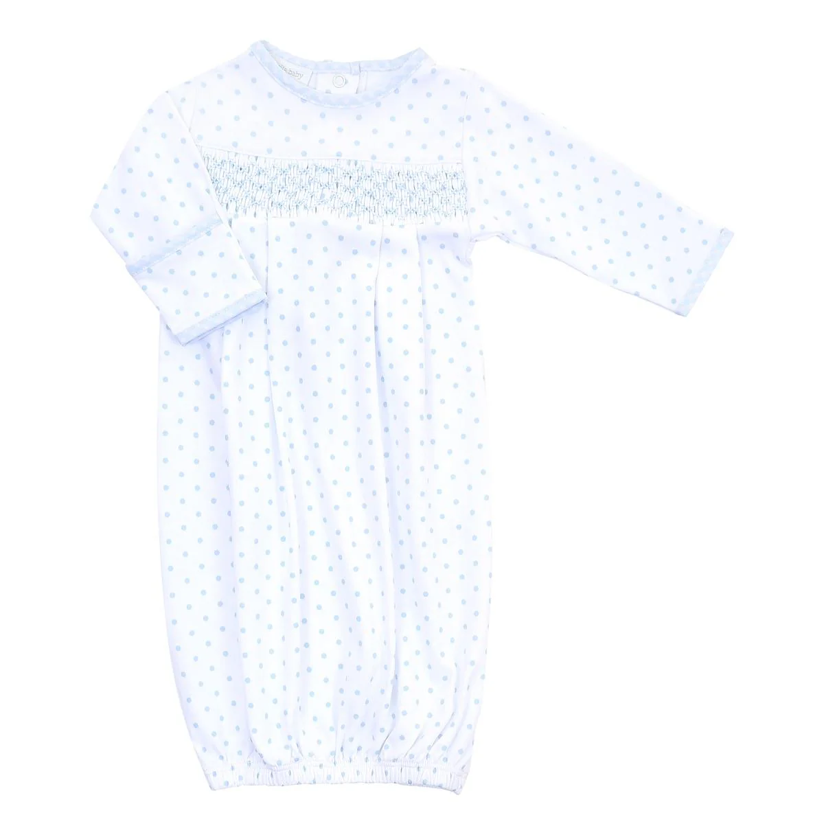Polka Dot Smocked Essentials Gown - Image 2