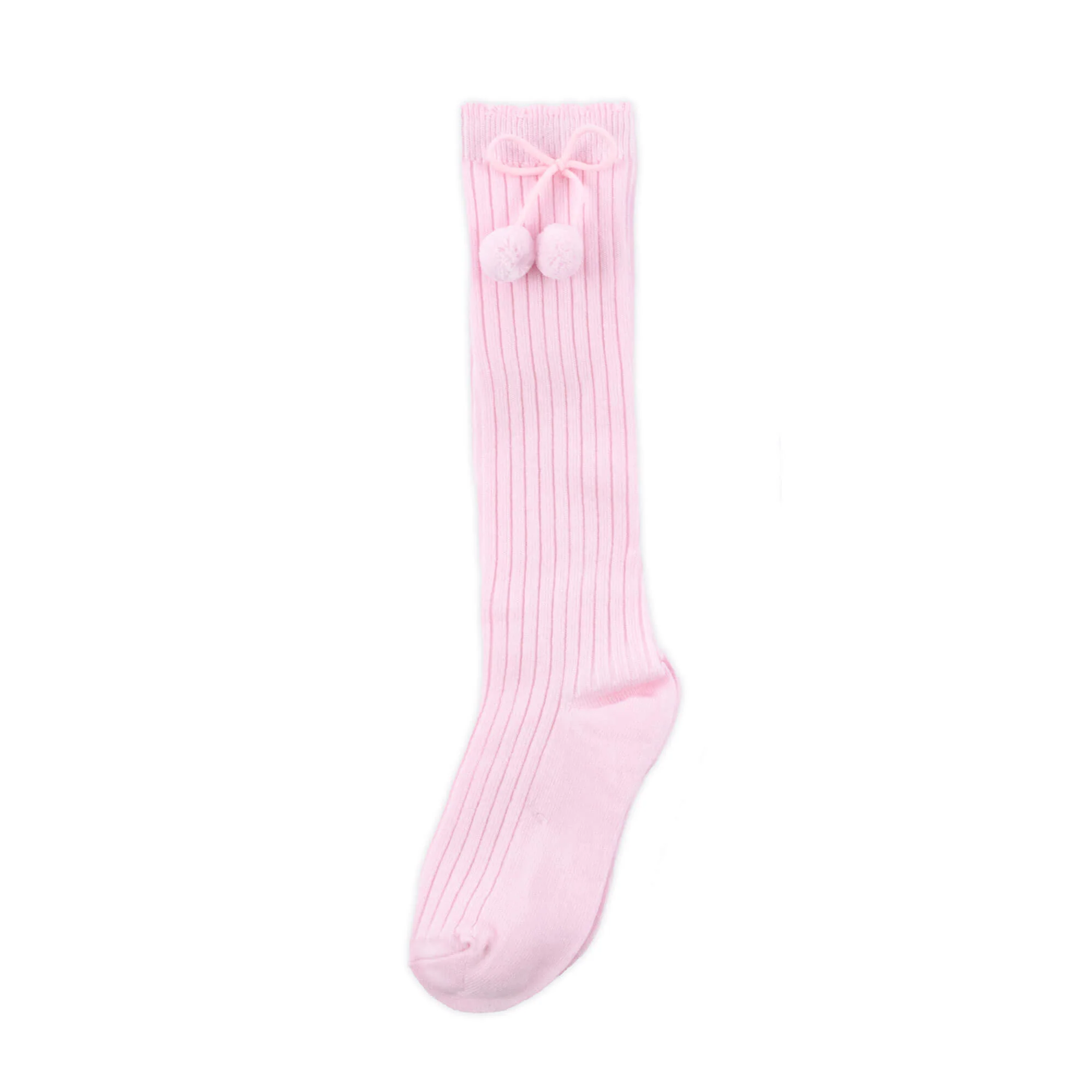 Pom Pom High Knee Socks - Image 3