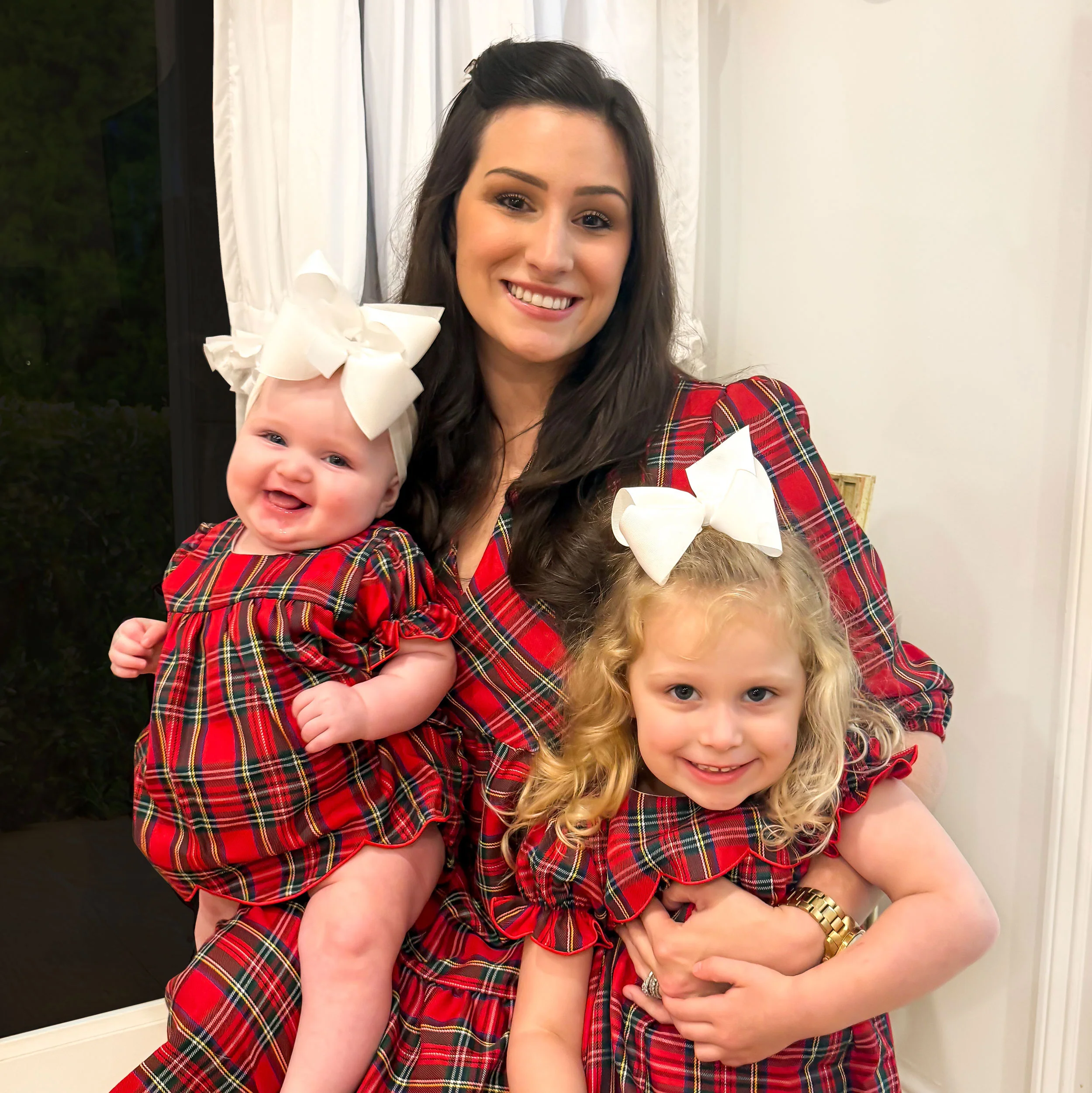 Portland Plaid Red Women's Dress - Image 7