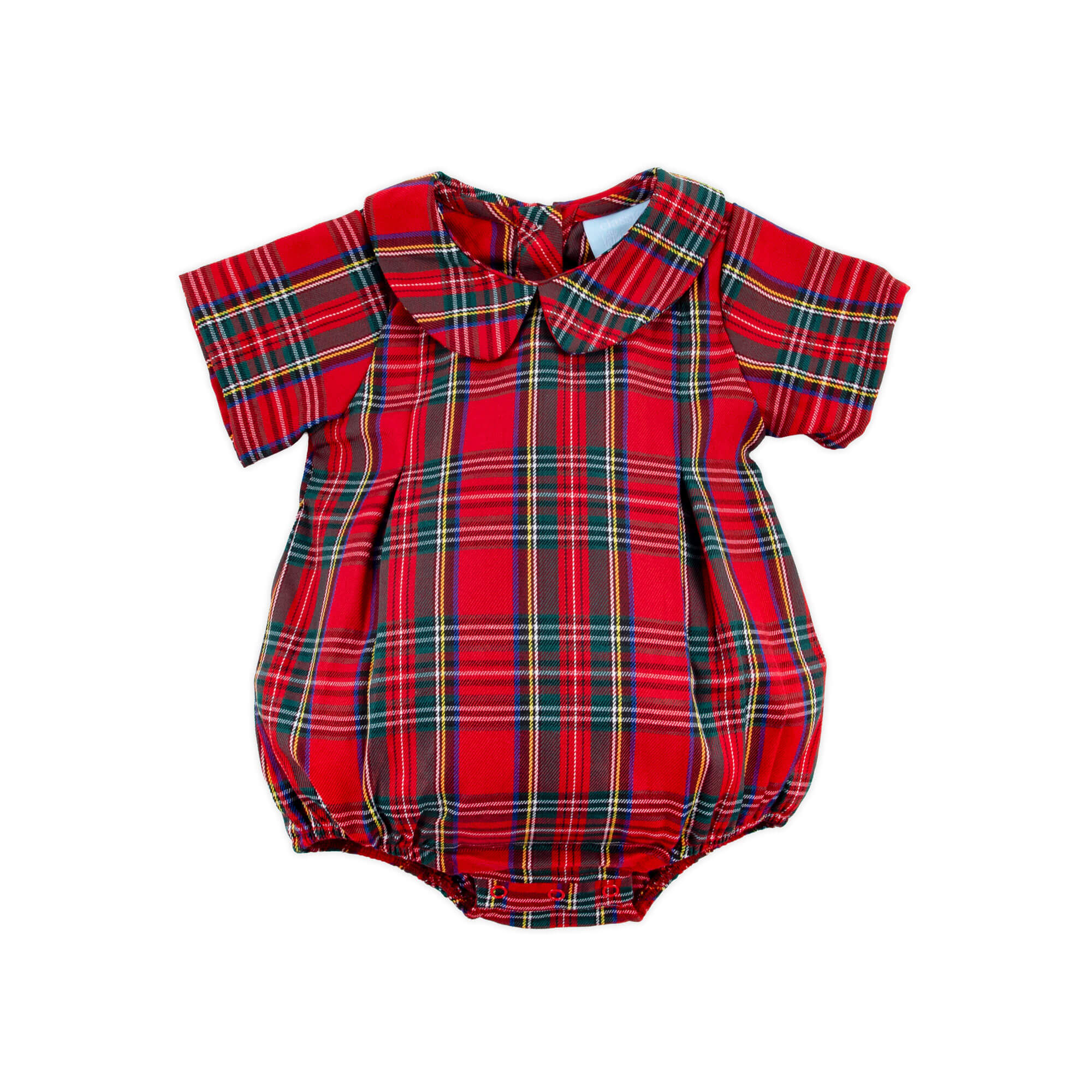 Portland Plaid Red Collared Bubble - Image 4