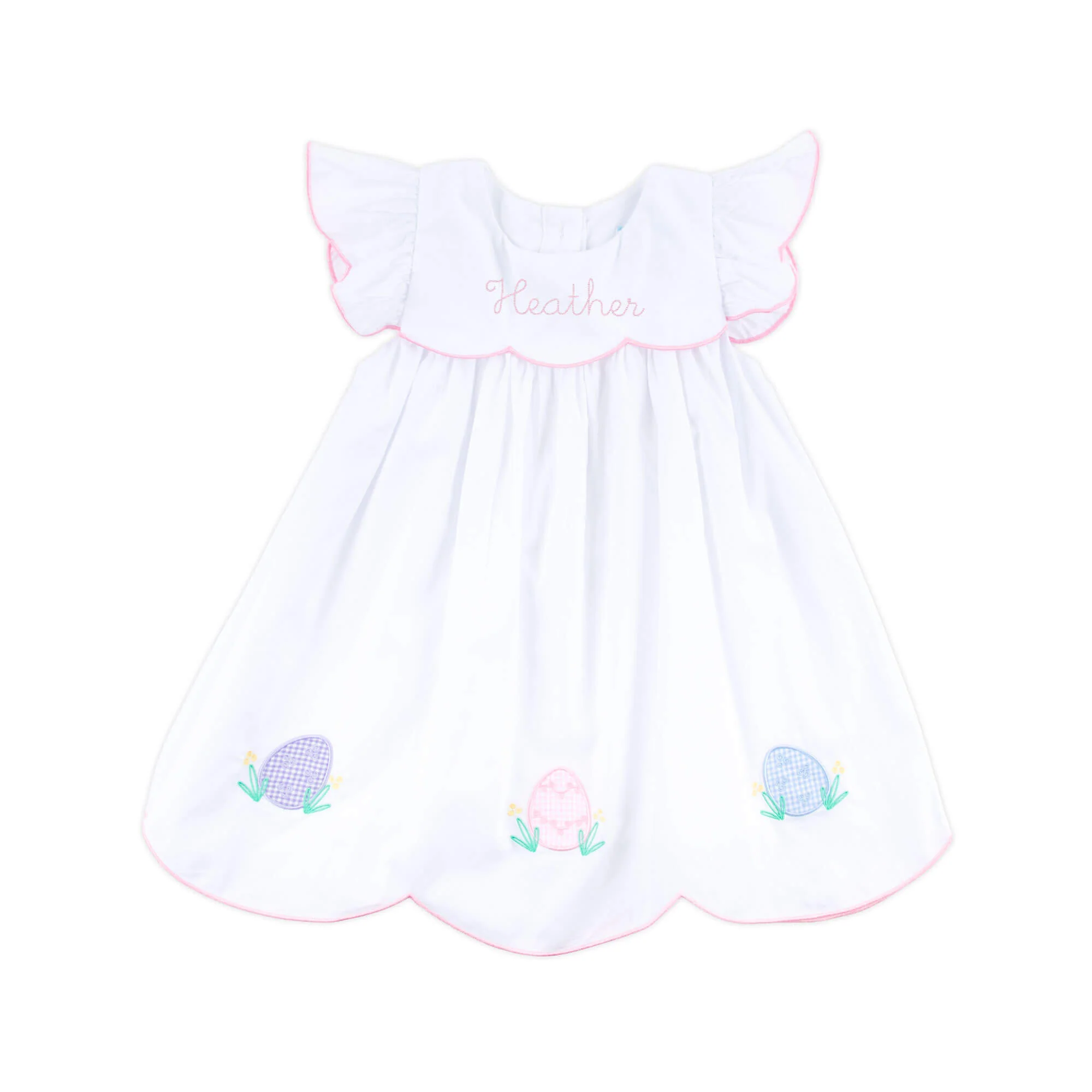 Precious Easter Eggs White Amelia Dress - Image 2