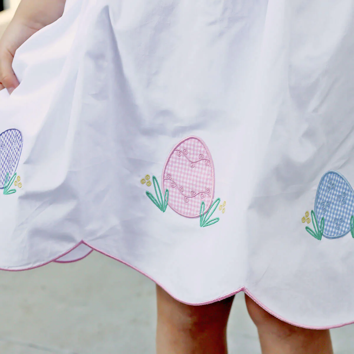 Precious Easter Eggs White Amelia Dress - Image 4