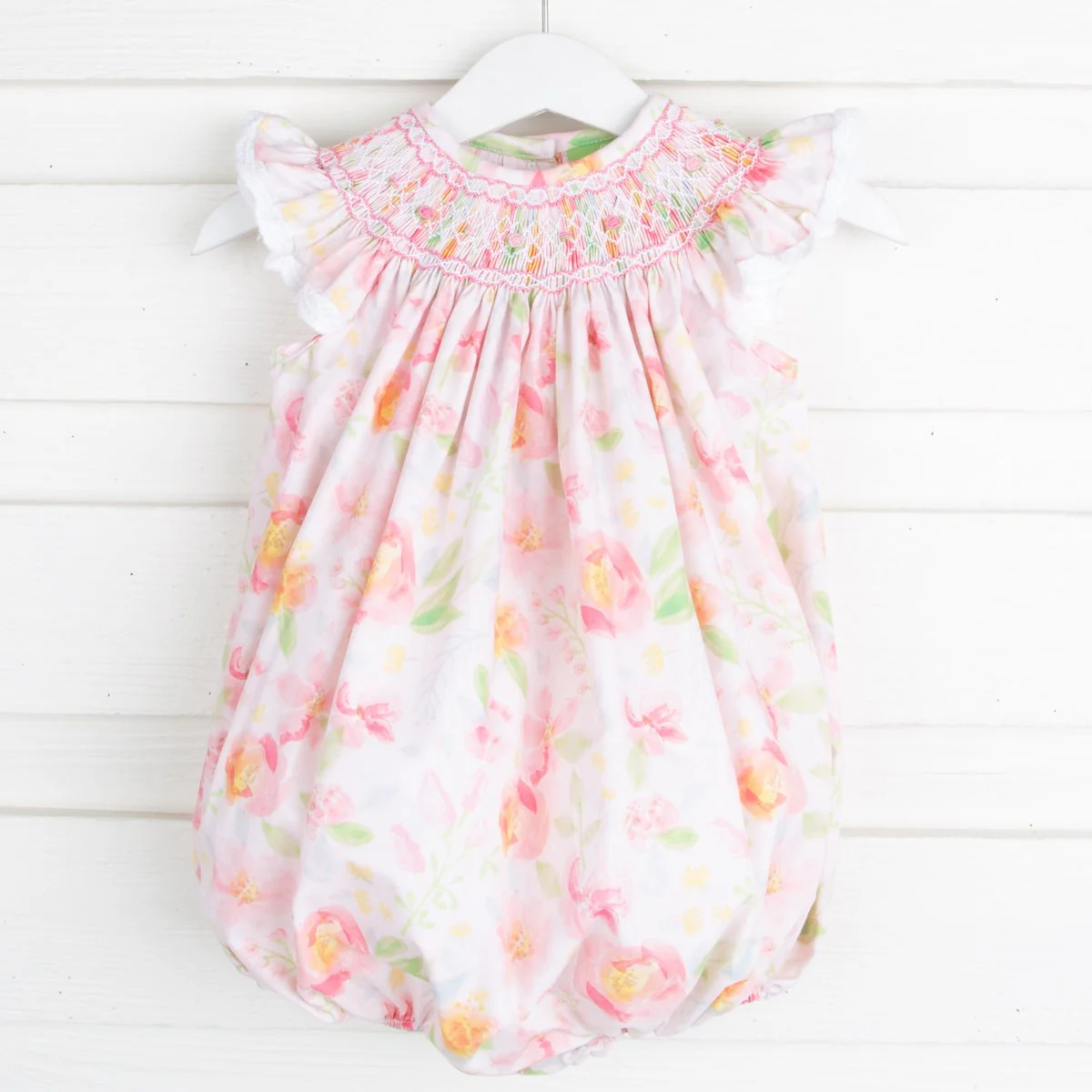 Pretty Peony Smocked Geometric Bubble - Image 2