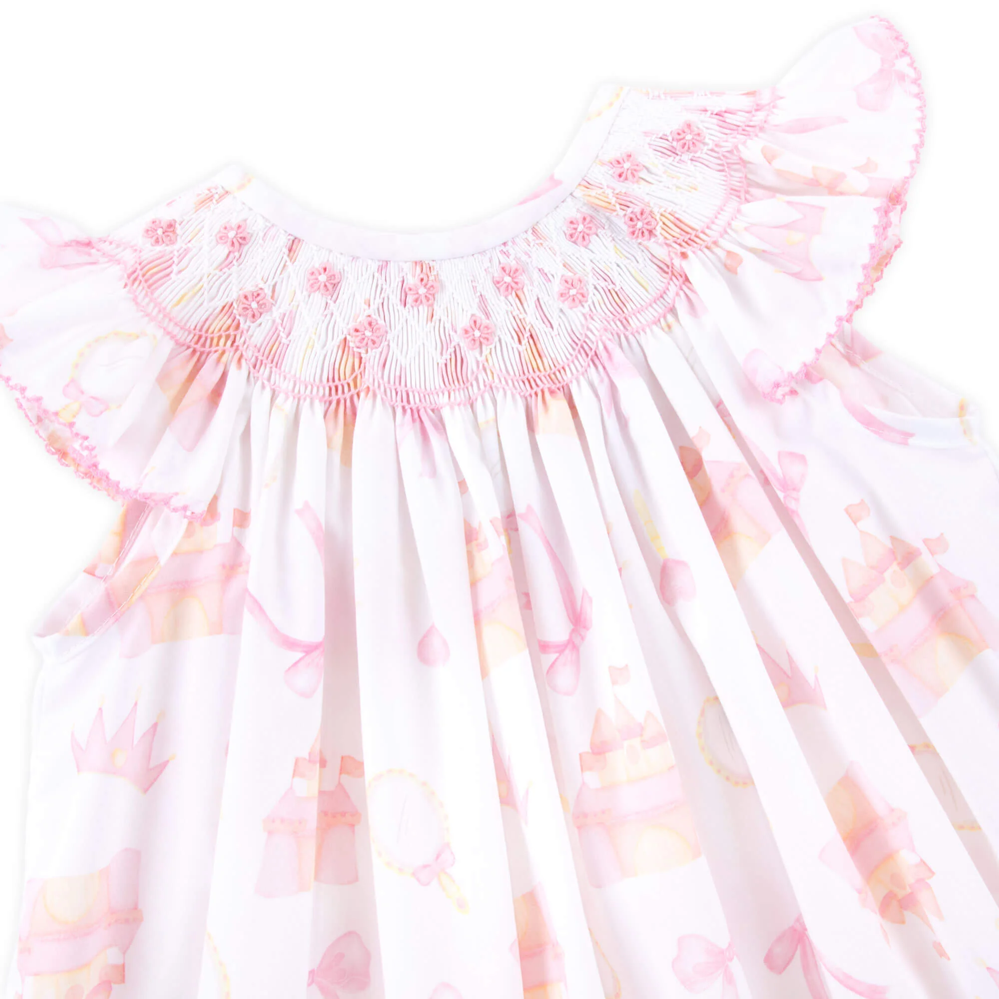 Princess Magic Smocked Angel Sleeve Dress - Image 2