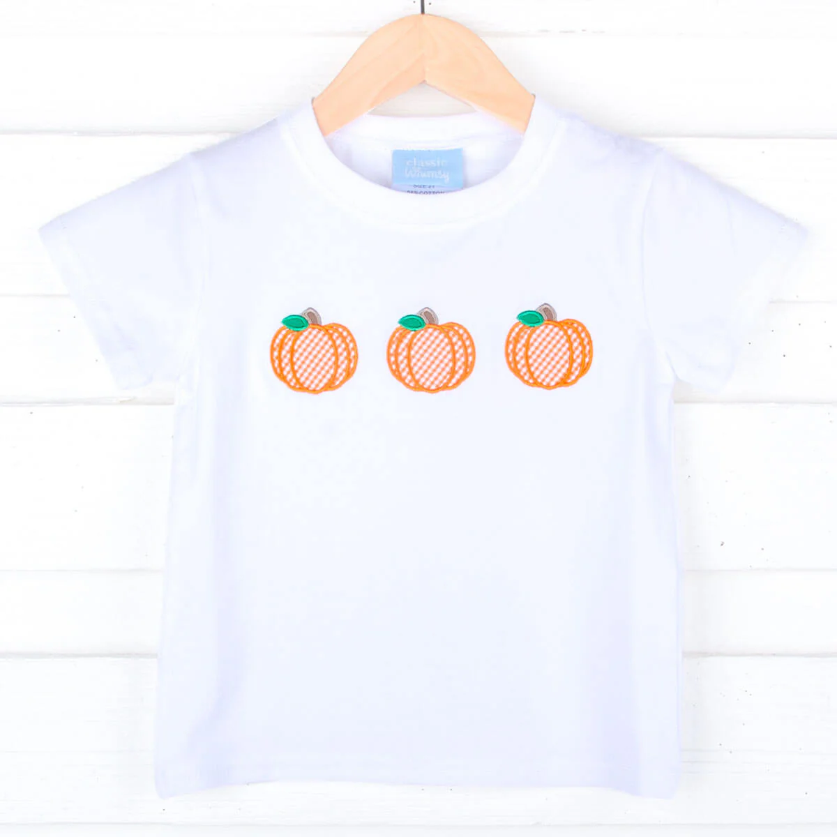 Pumpkin Trio White Short Sleeve Shirt - Image 3