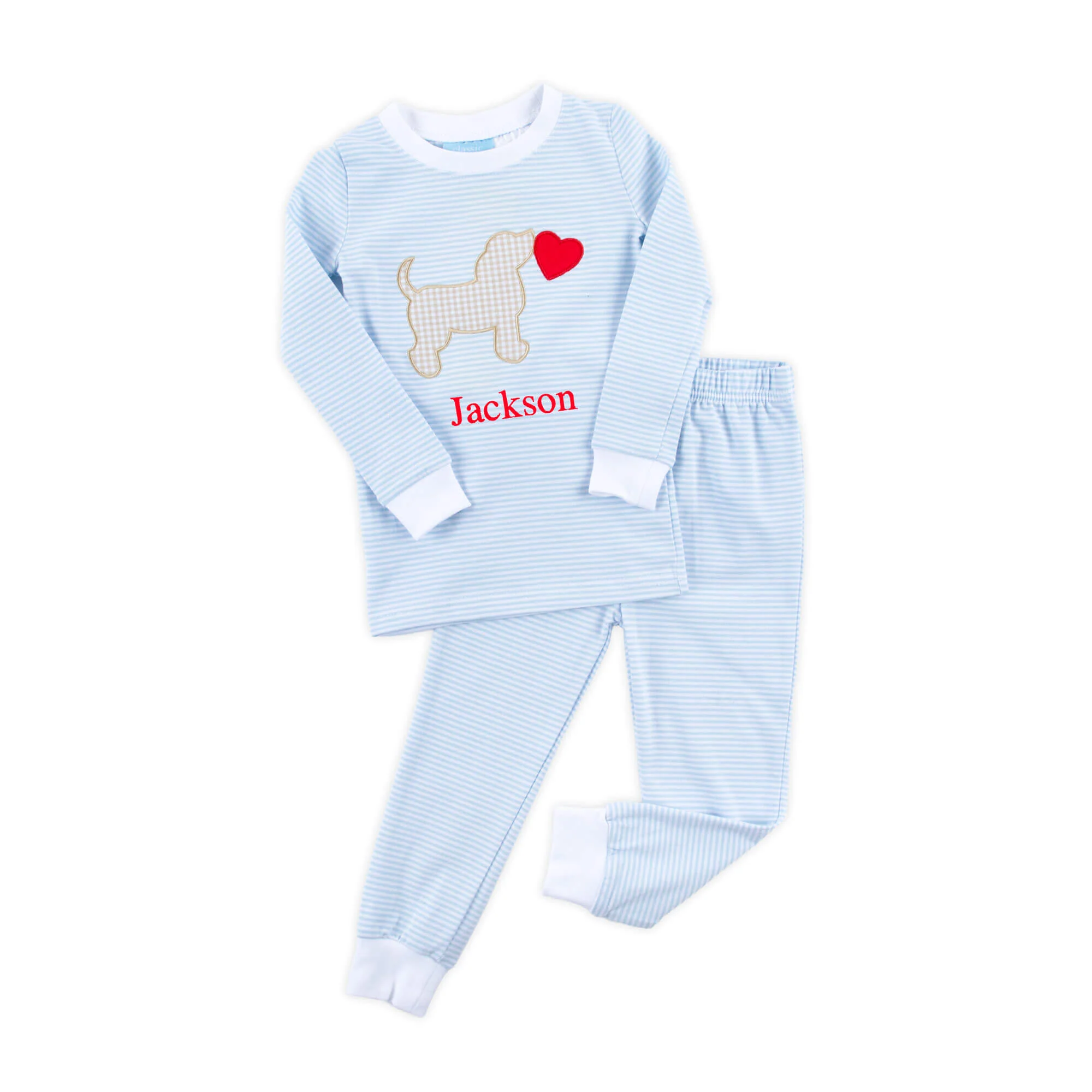 Puppy Love Light Blue Pajamas - Image 2