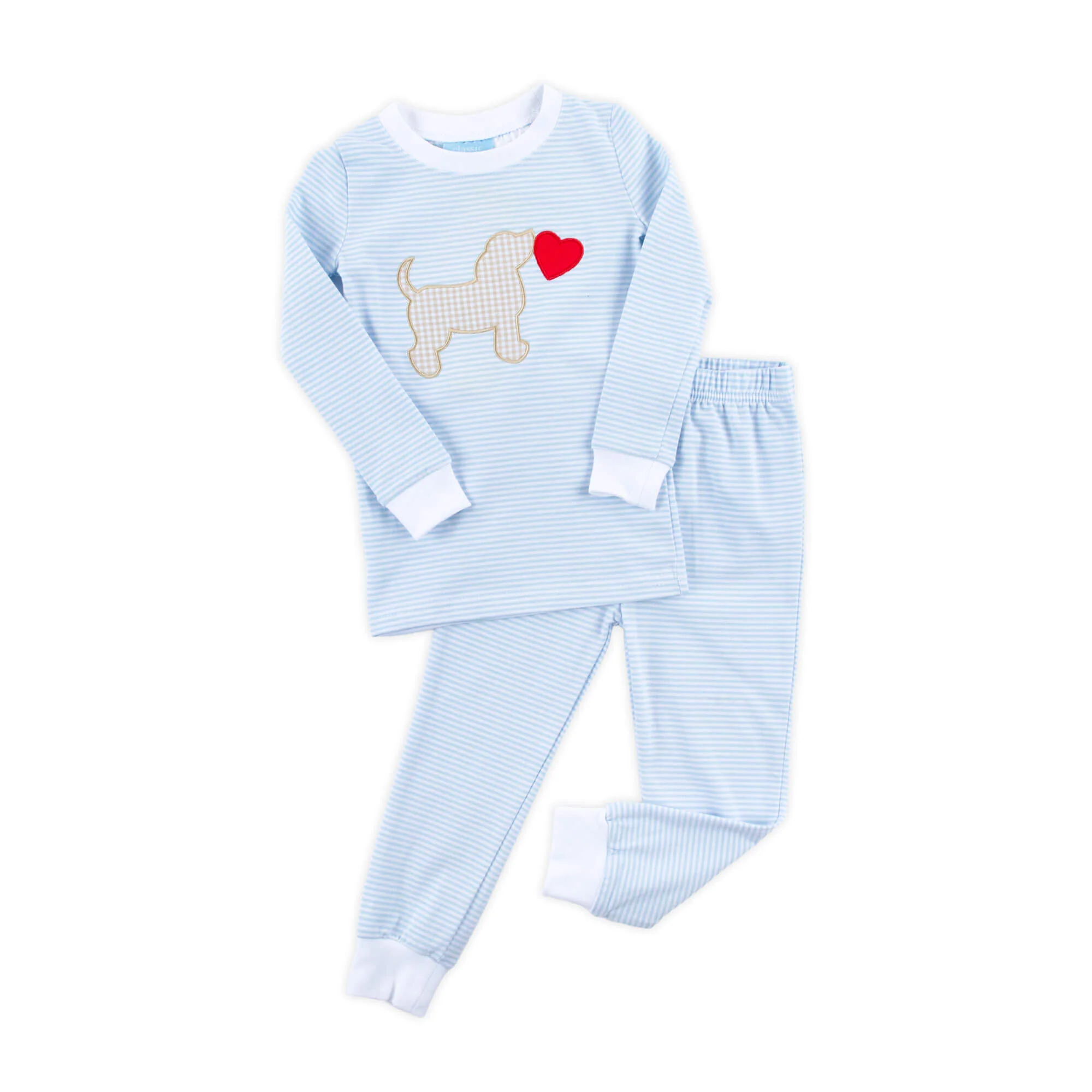 Puppy Love Light Blue Pajamas - Image 4