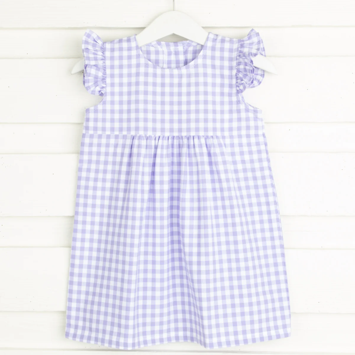 Purple Gingham Anna Dress - Image 2