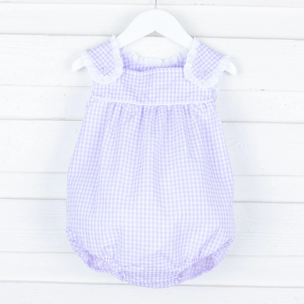 Purple Gingham Lulu Bubble - Image 2