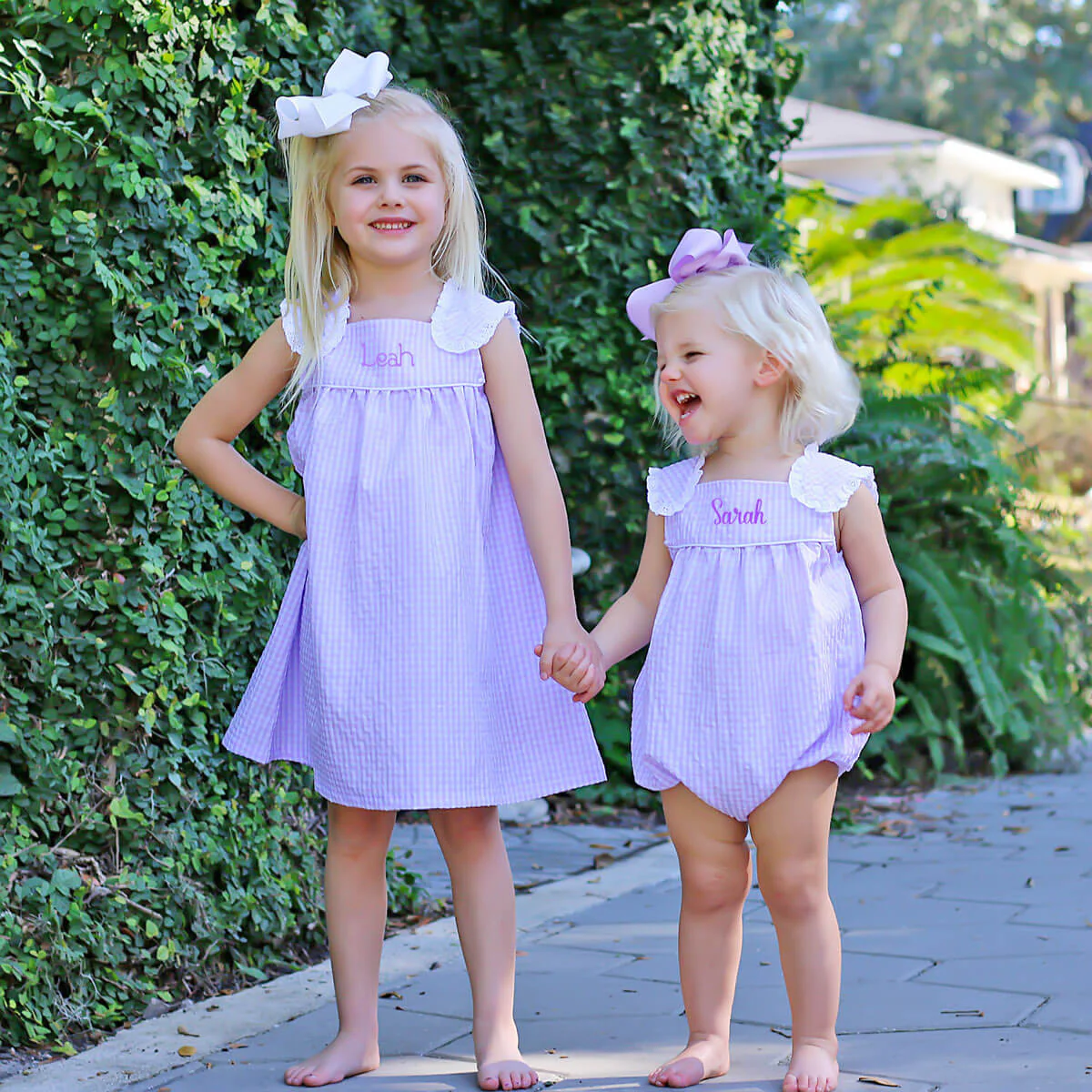 Purple Gingham Lulu Bubble - Image 6