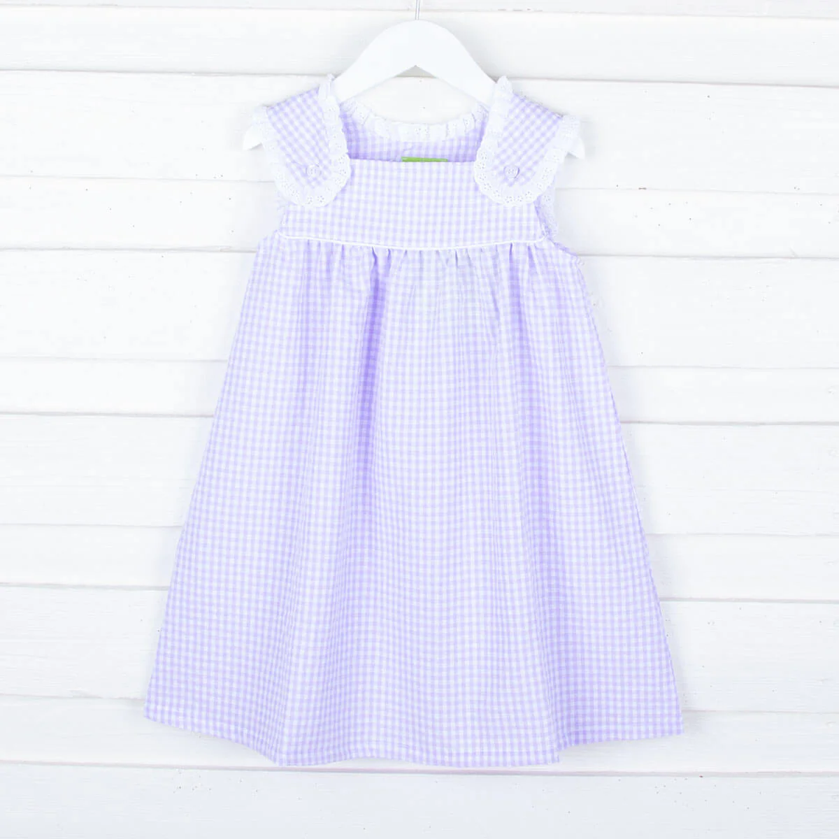 Purple Gingham Lulu Dress - Image 2