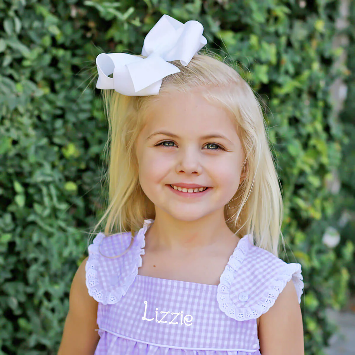 Purple Gingham Lulu Dress - Image 4