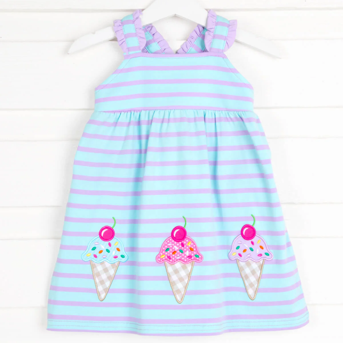 Ice Cream Stripe Mia Dress - Image 2