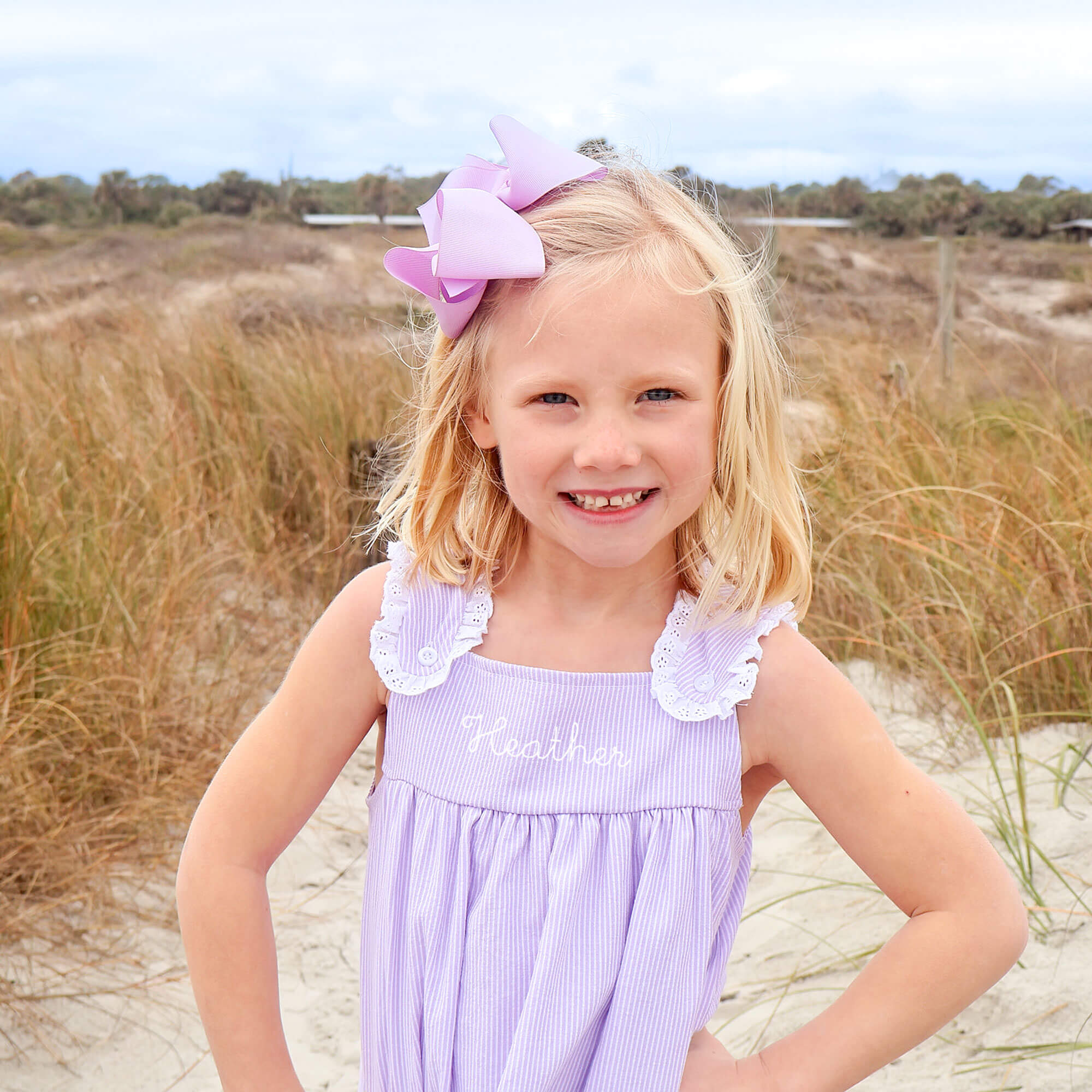 Purple Stripe Lulu Dress - Image 3