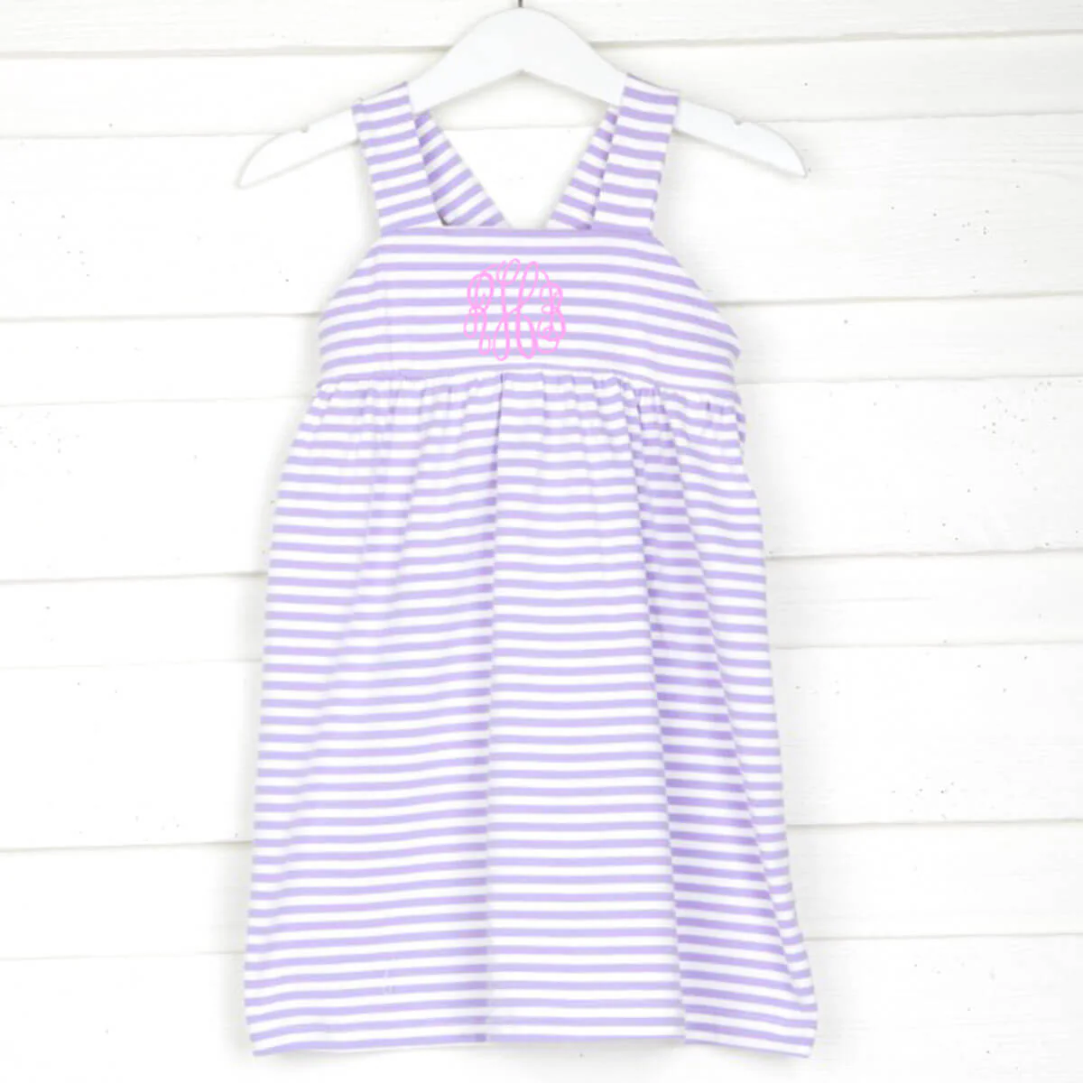 Purple Stripe Mia Dress - Image 3
