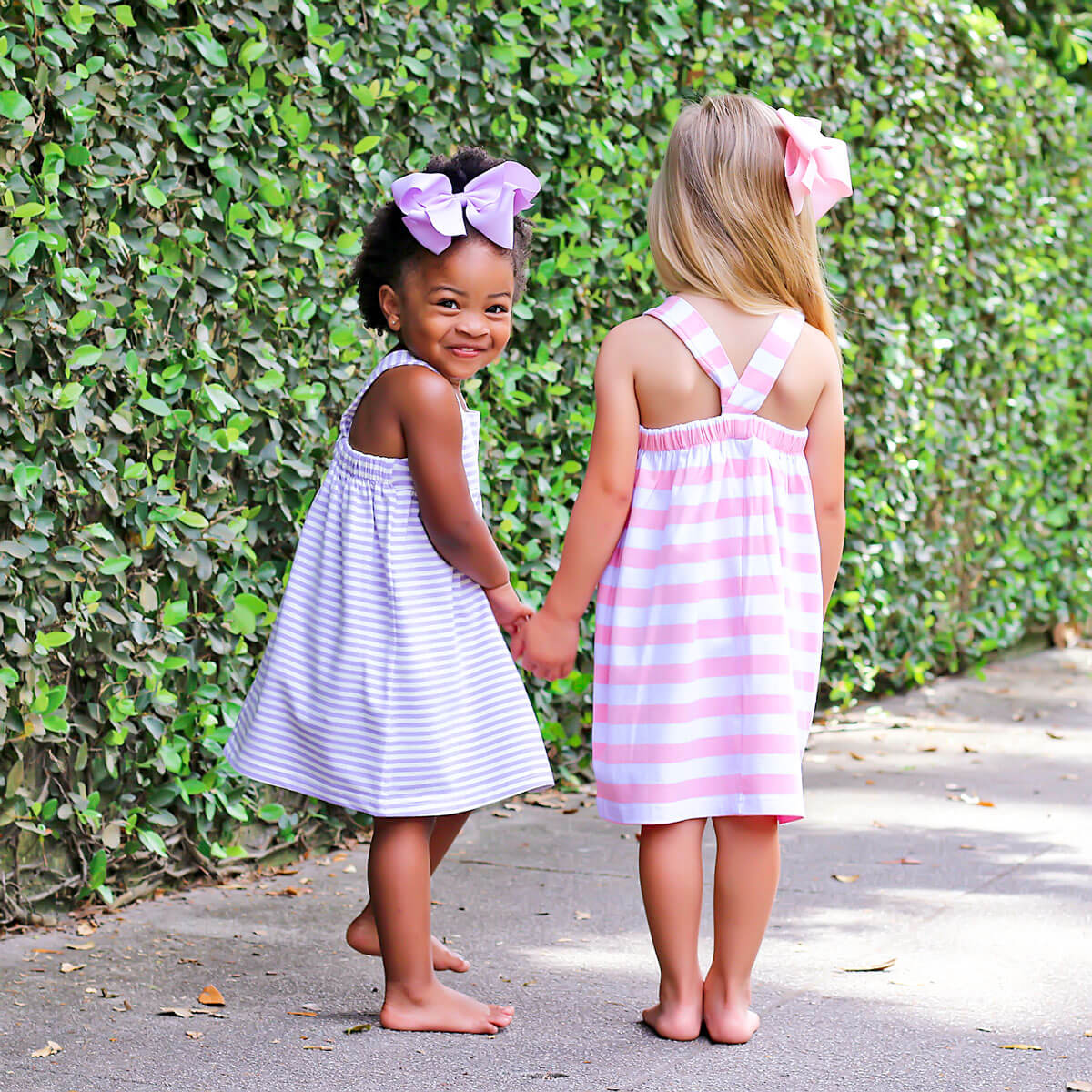 Purple Stripe Mia Dress - Image 5