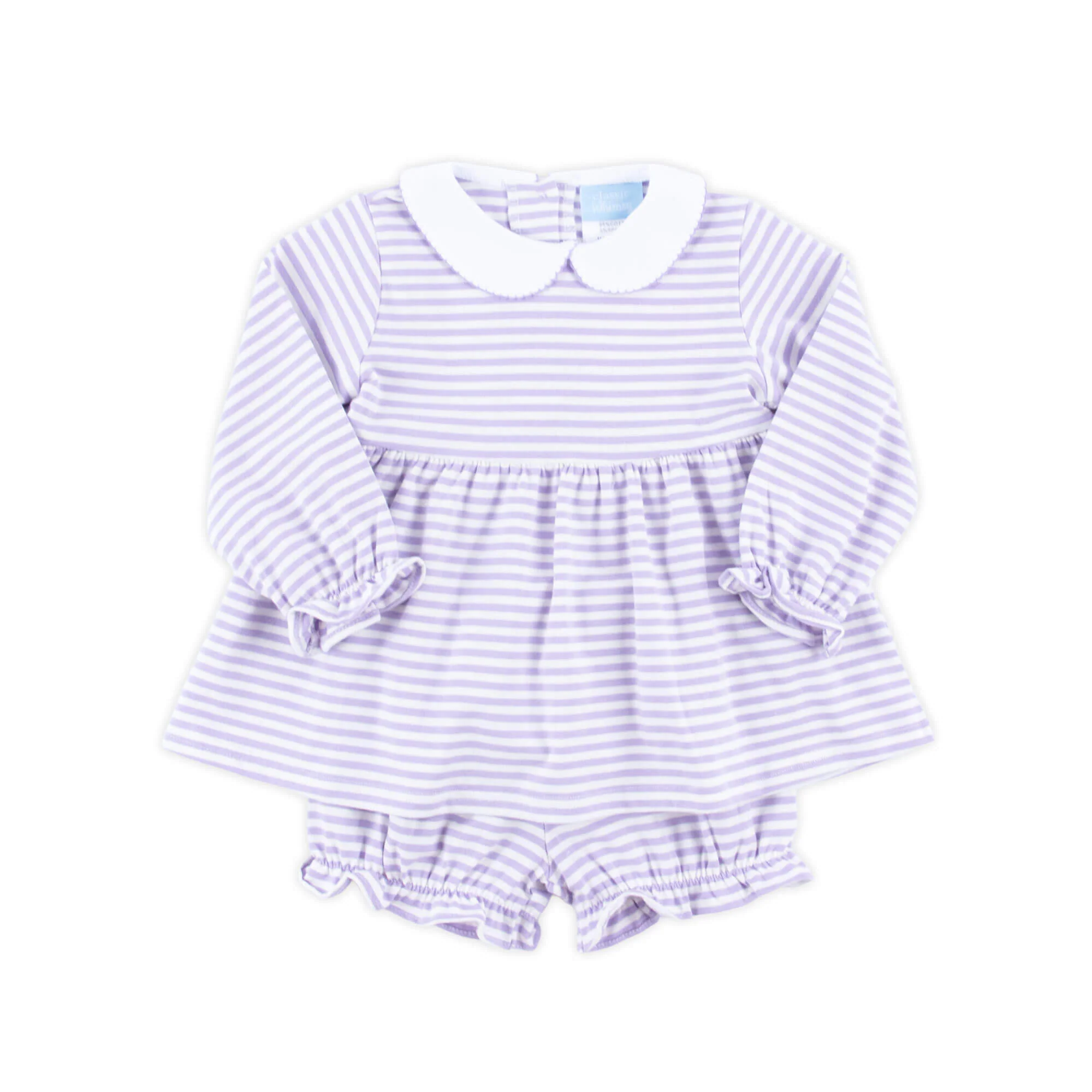 Purple Stripe Riley Bloomer Set - Image 4