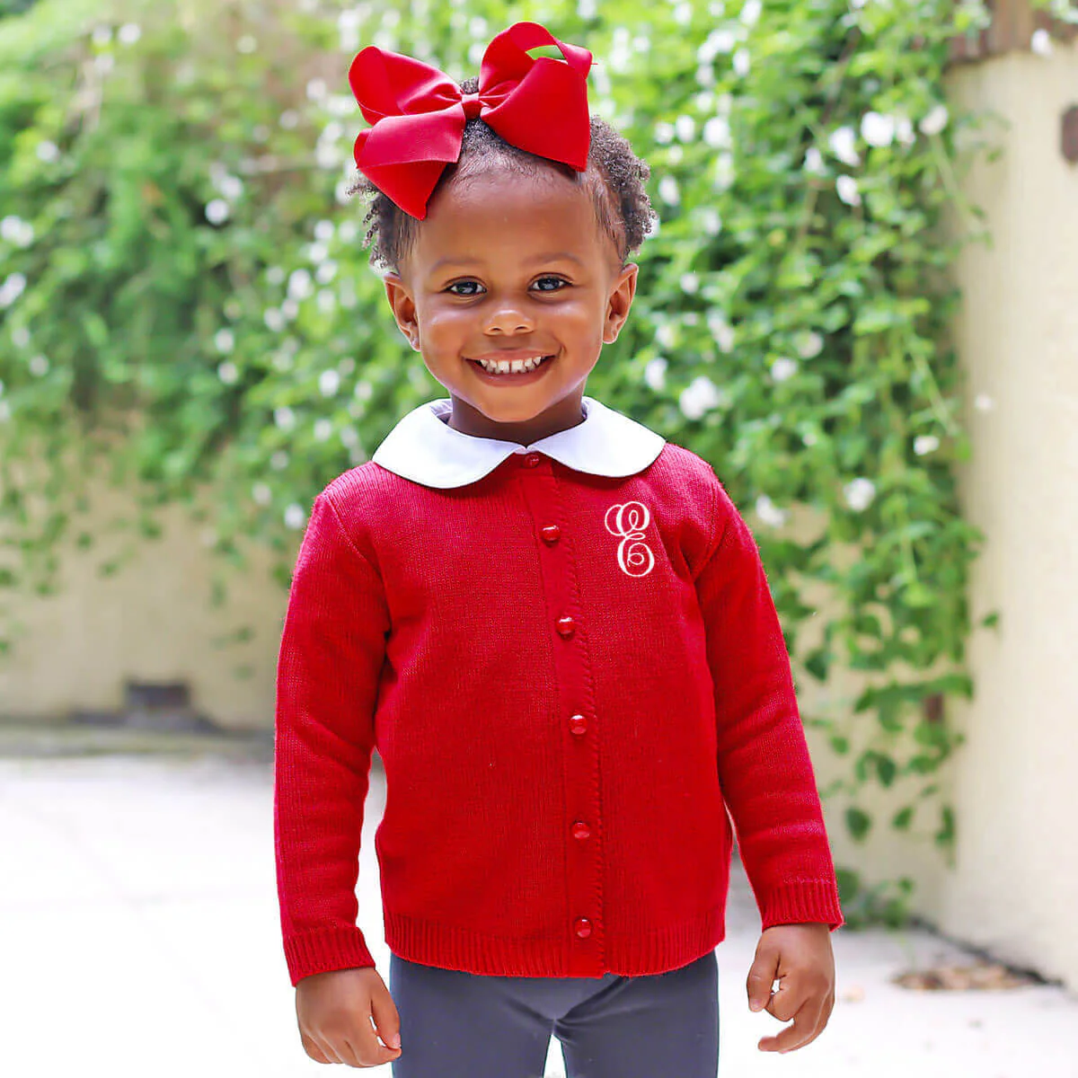 Button Up Sweater Red - Image 3