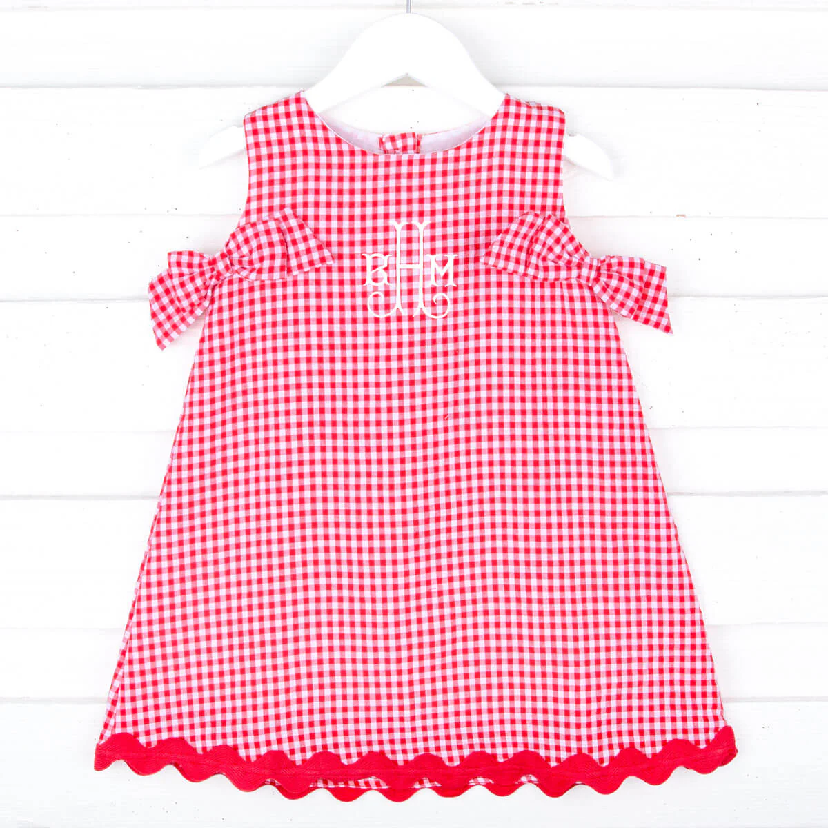 Red Gingham Eleanor Dress - Image 3