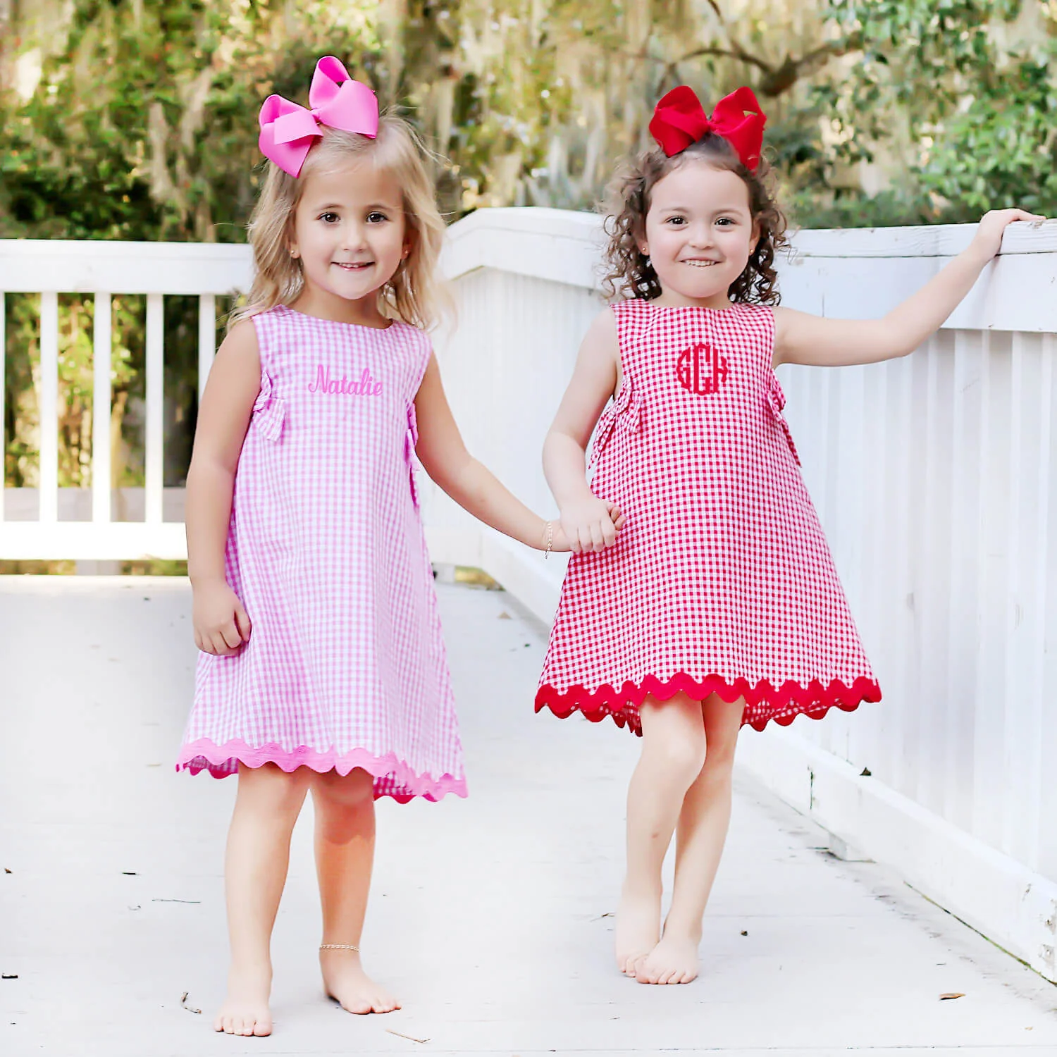 Red Gingham Eleanor Dress - Image 9