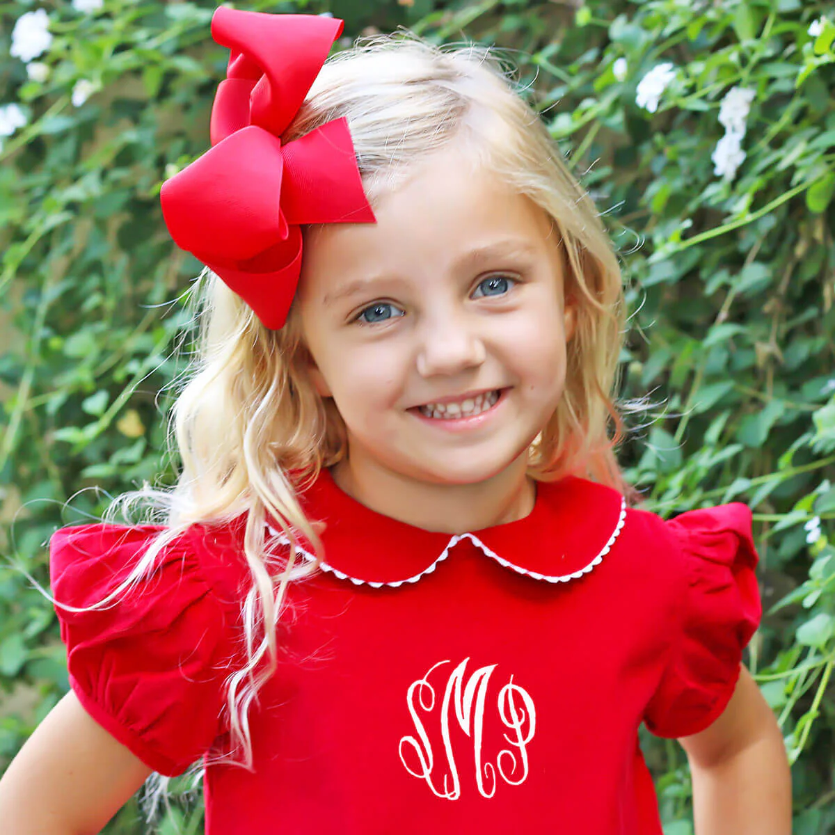 Red Corduroy Sally Dress - Image 2