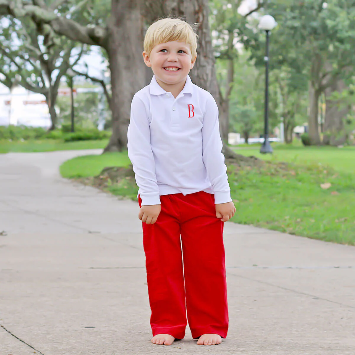 Red Corduroy Pants - Image 3