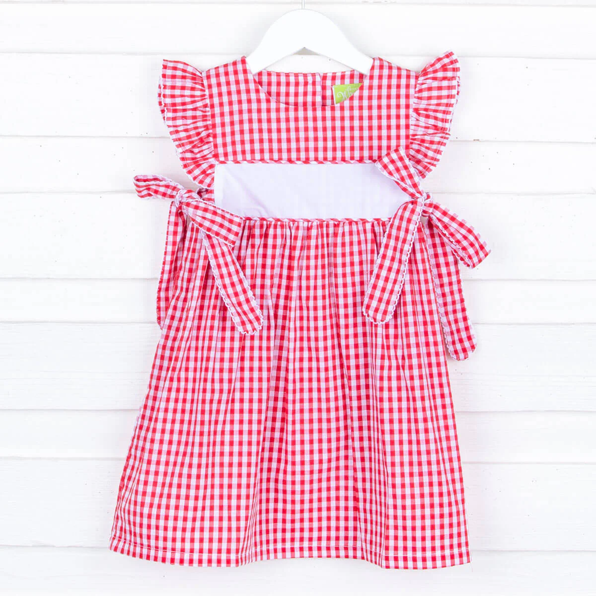 Red Gingham Avery Dress - Image 4