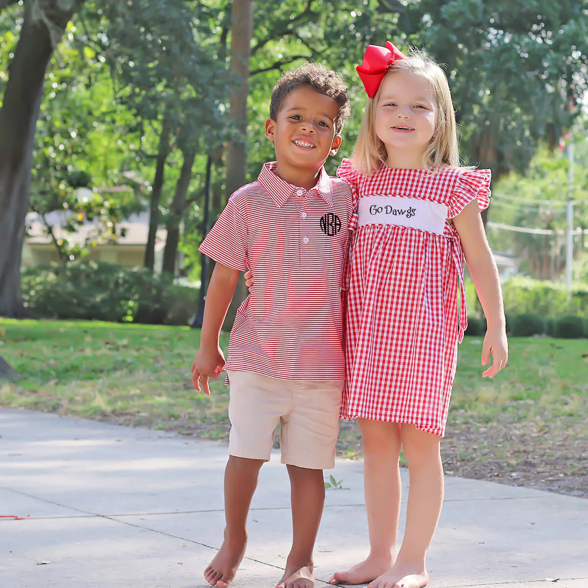 Red Gingham Avery Dress - Image 6