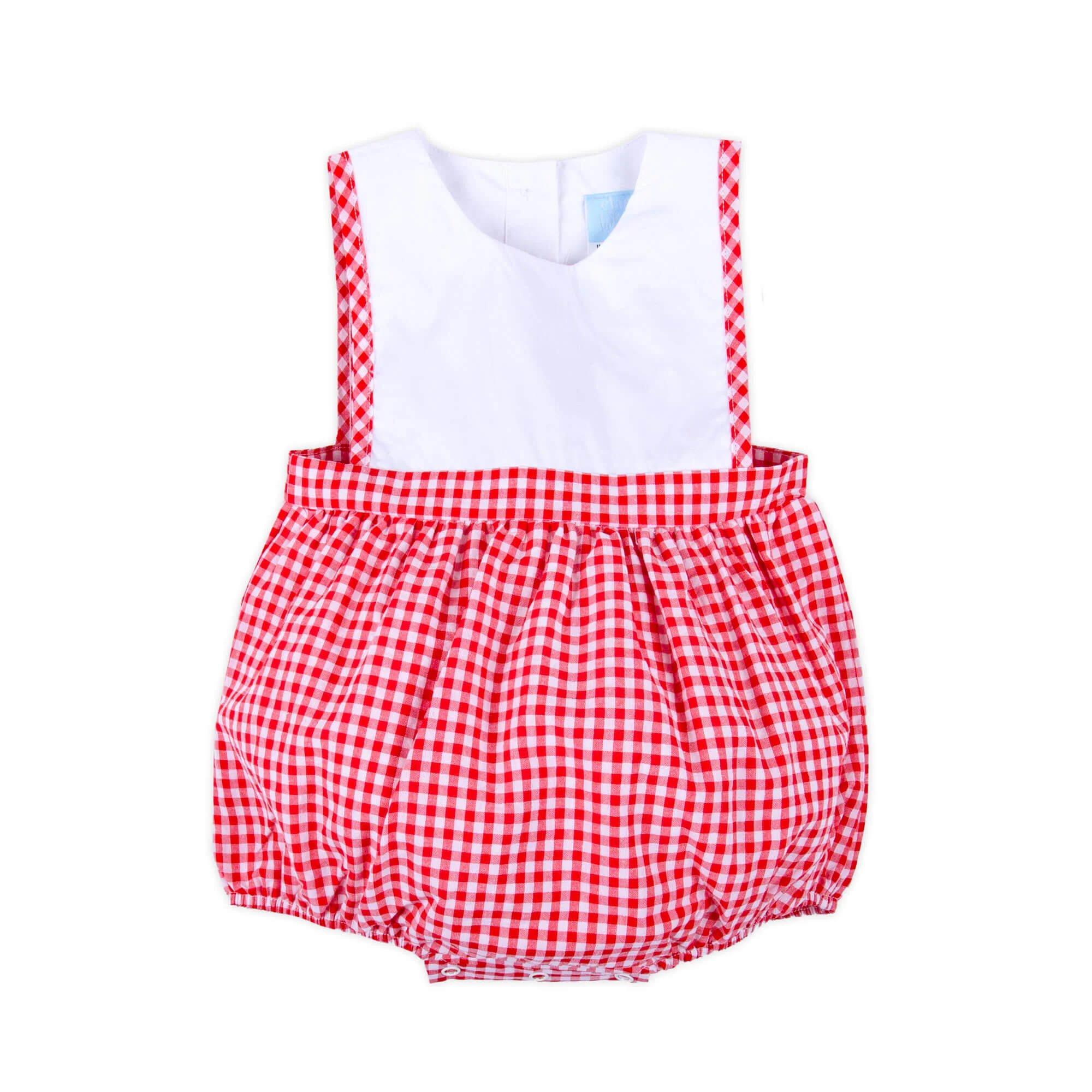 Red Gingham Bib Bubble - Image 2