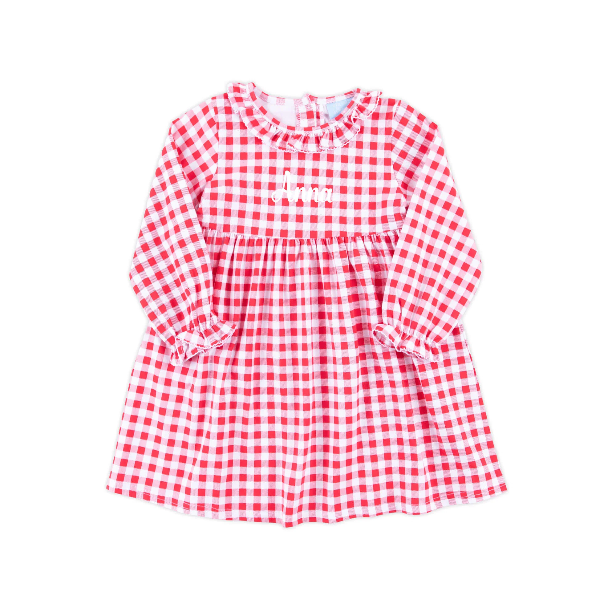 Red Check Eden Dress - Image 2