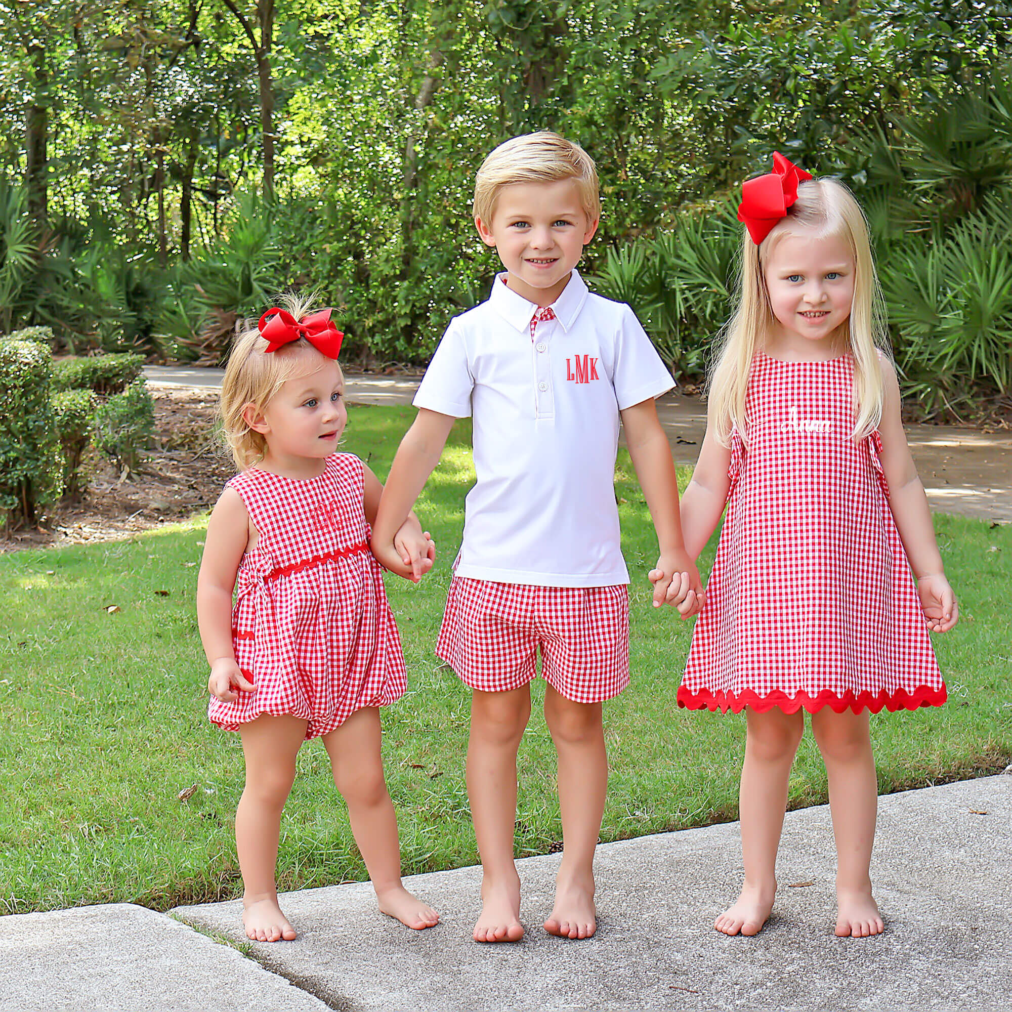 Red Gingham Eleanor Bubble - Image 4