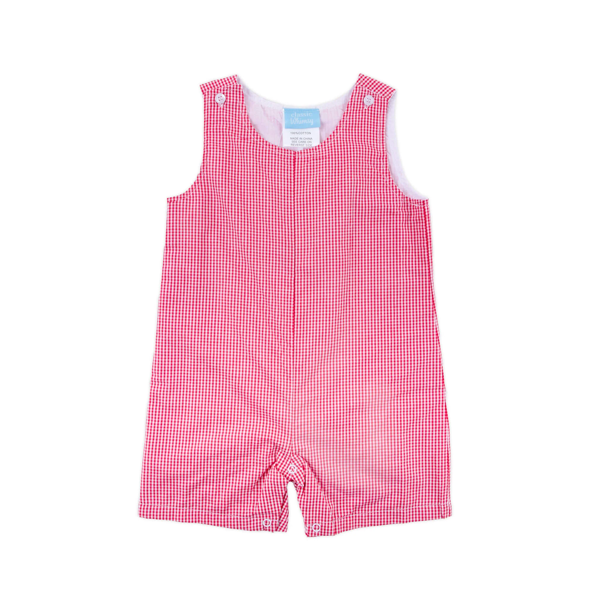 Gingham Jon Jon Red - Image 4
