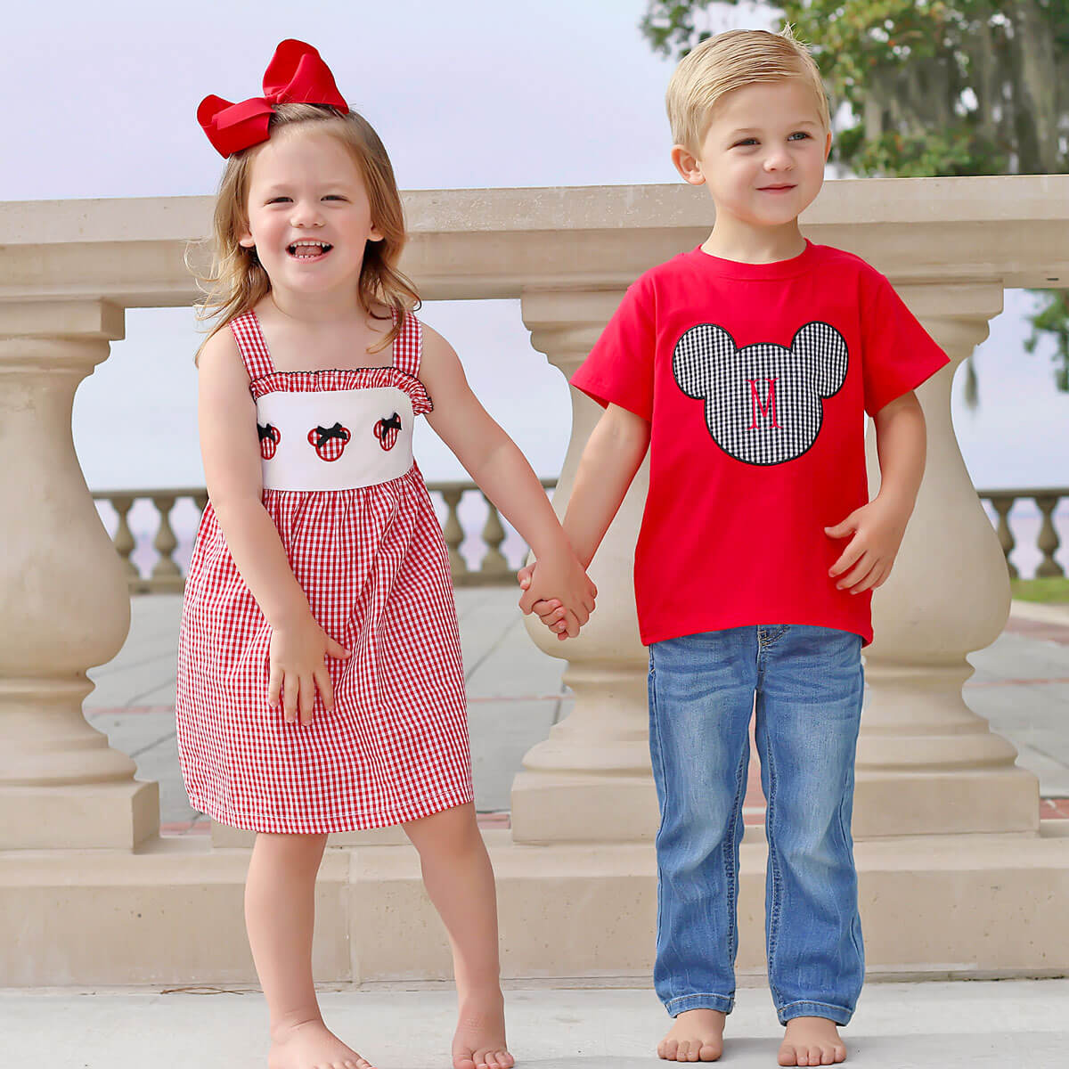 Mouse Ears Red Gingham Cara Dress - Image 4