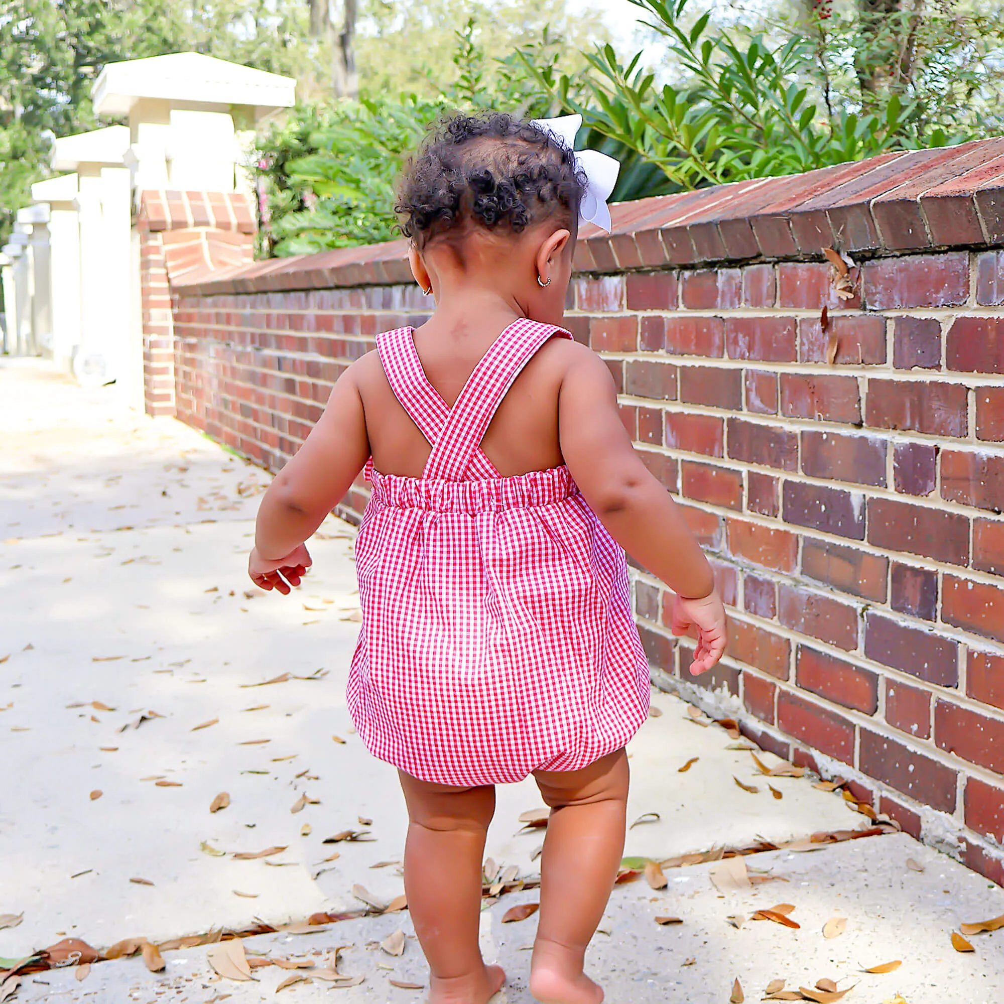 Red Gingham Tess Bubble - Image 4
