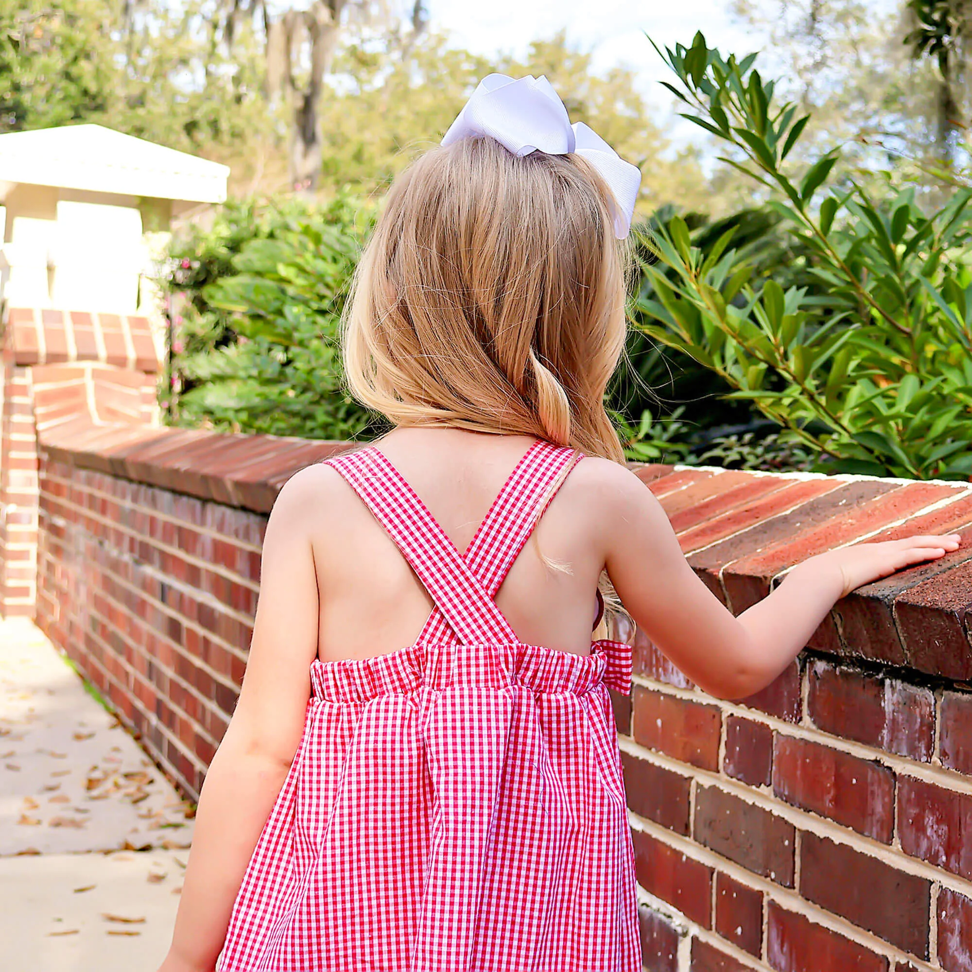 Red Gingham Tess Dress - Image 2