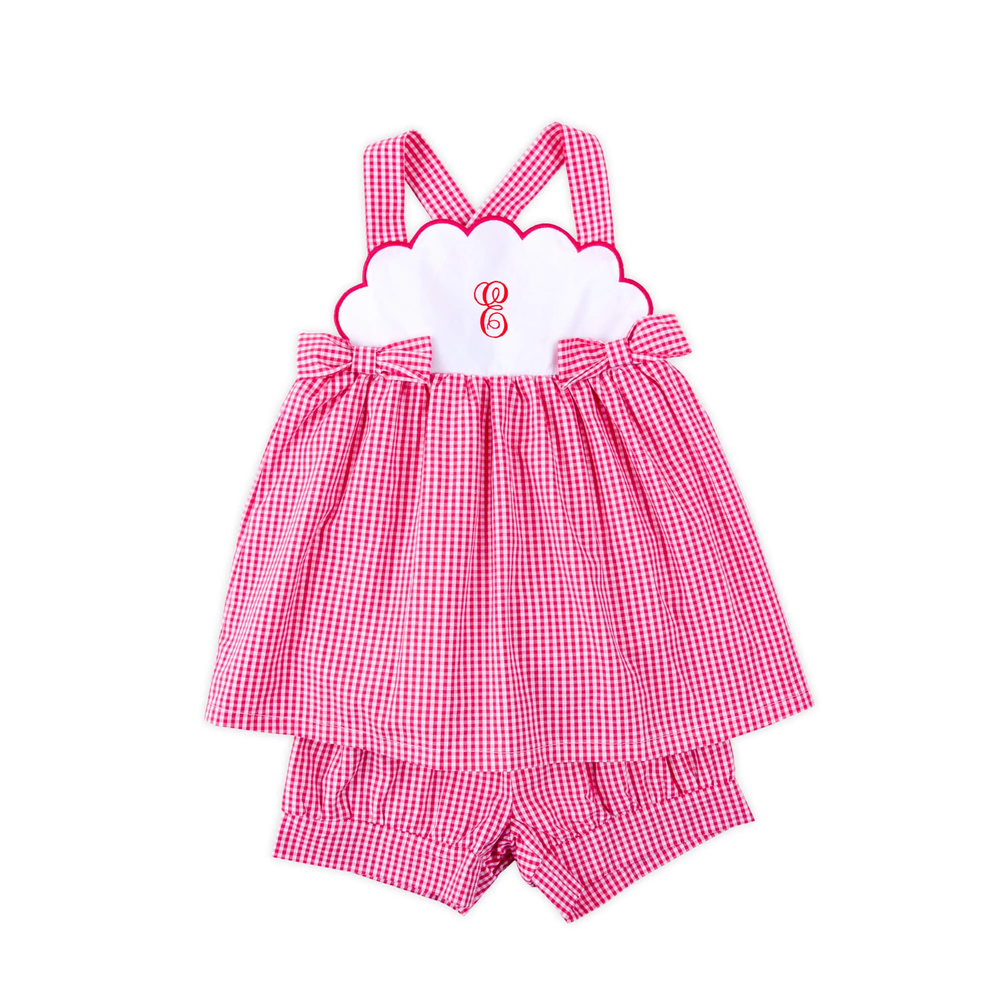 Red Gingham Tess Short Set - Image 2