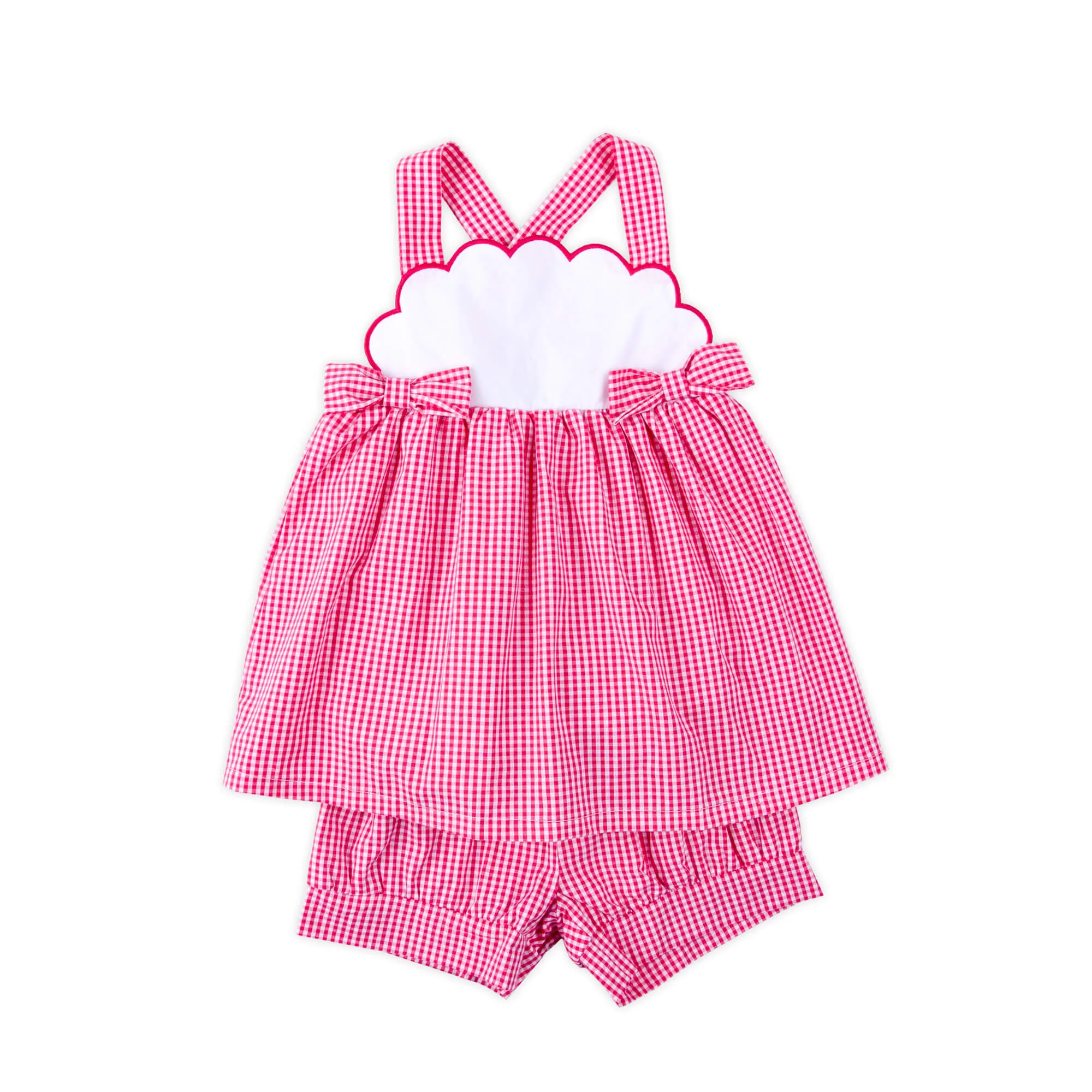 Red Gingham Tess Short Set - Image 4