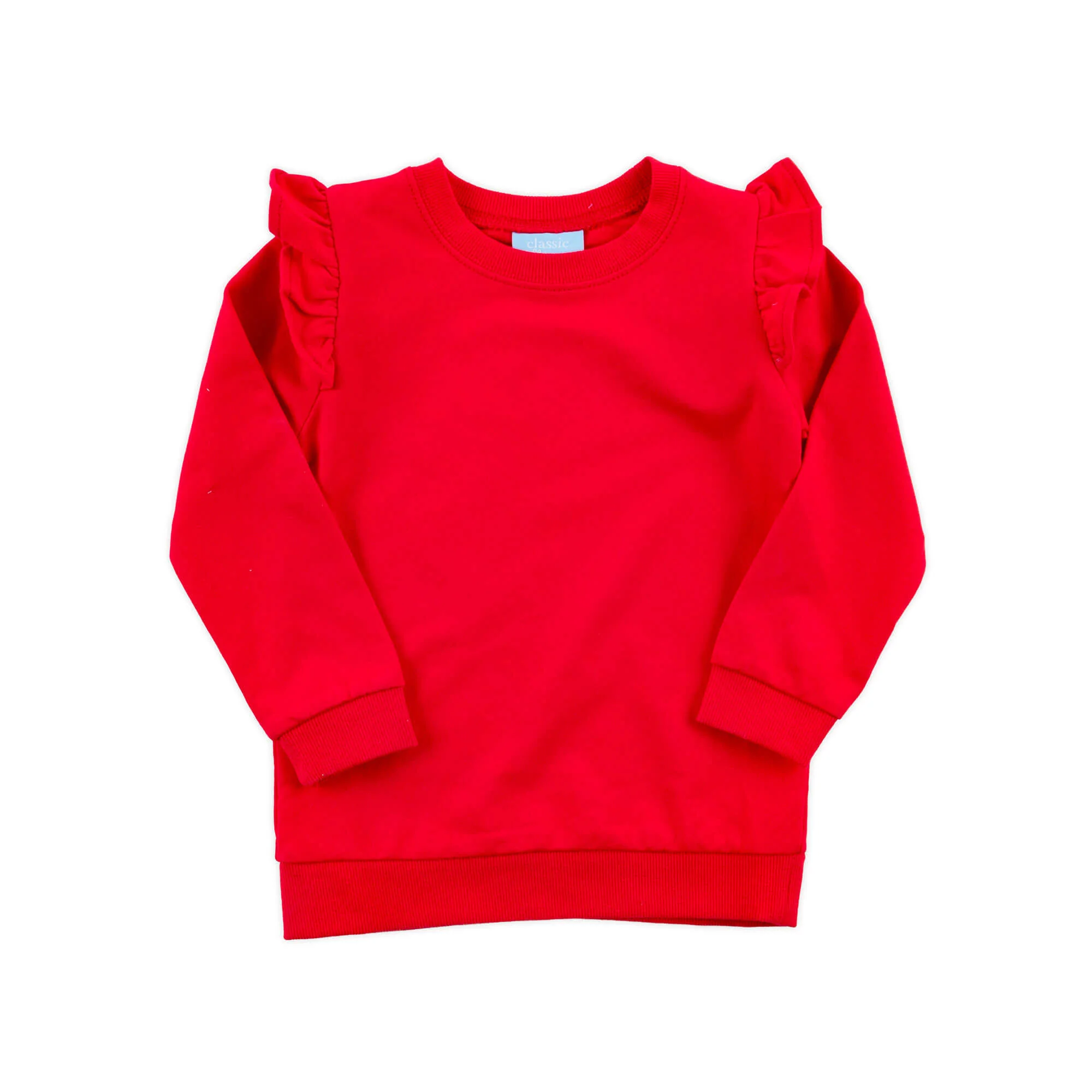 Red Ruffle Sweatshirt - Image 4
