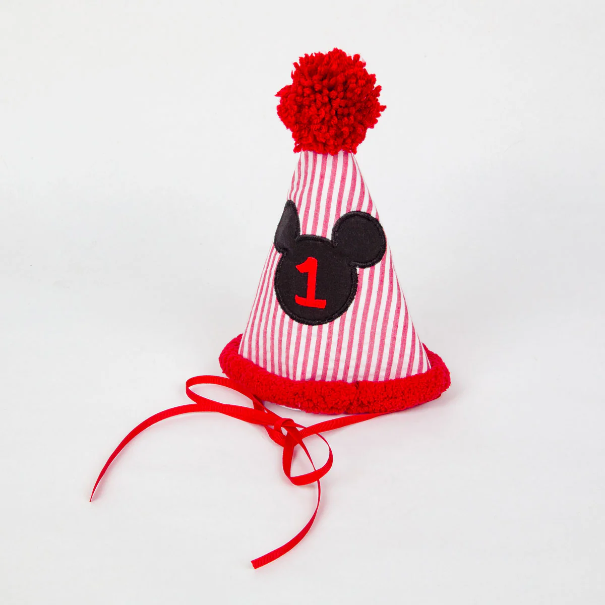 Mouse Ears First Birthday Hat - Image 5