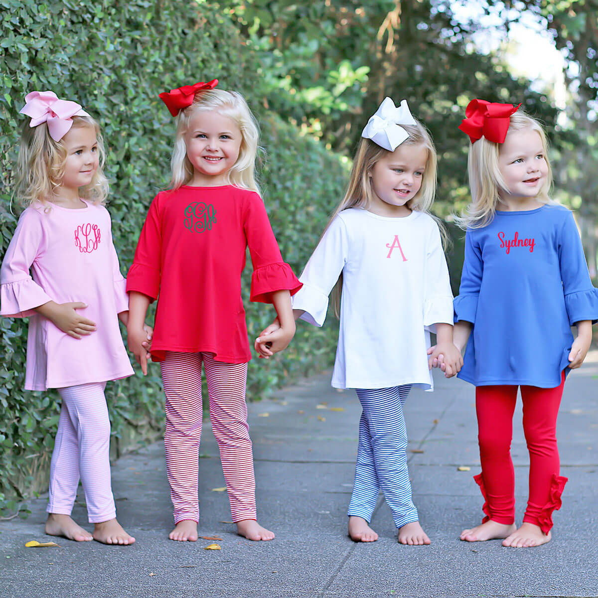 Red Side Ruffle Leggings - Image 7