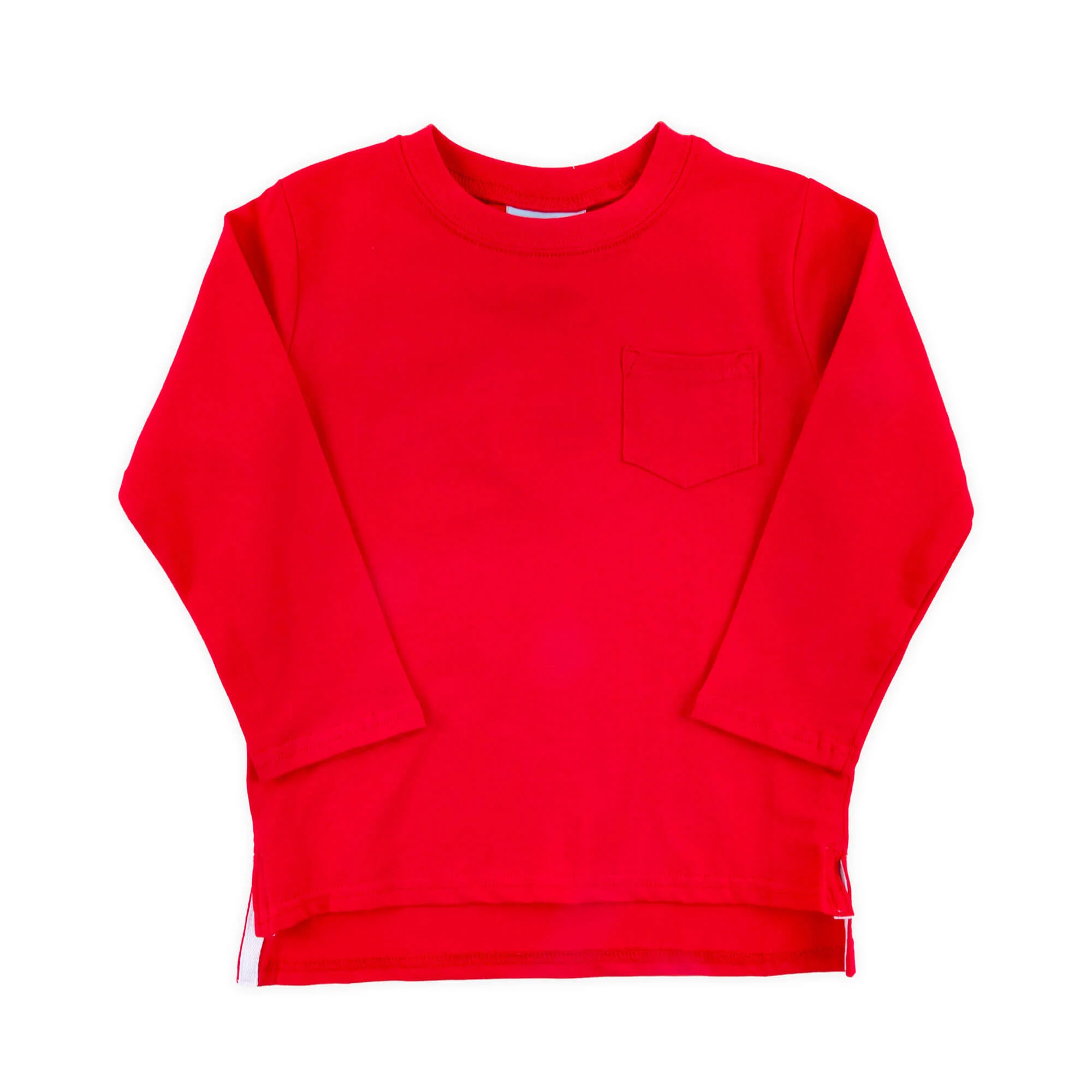 Red Long Sleeve Pocket Shirt - Image 3