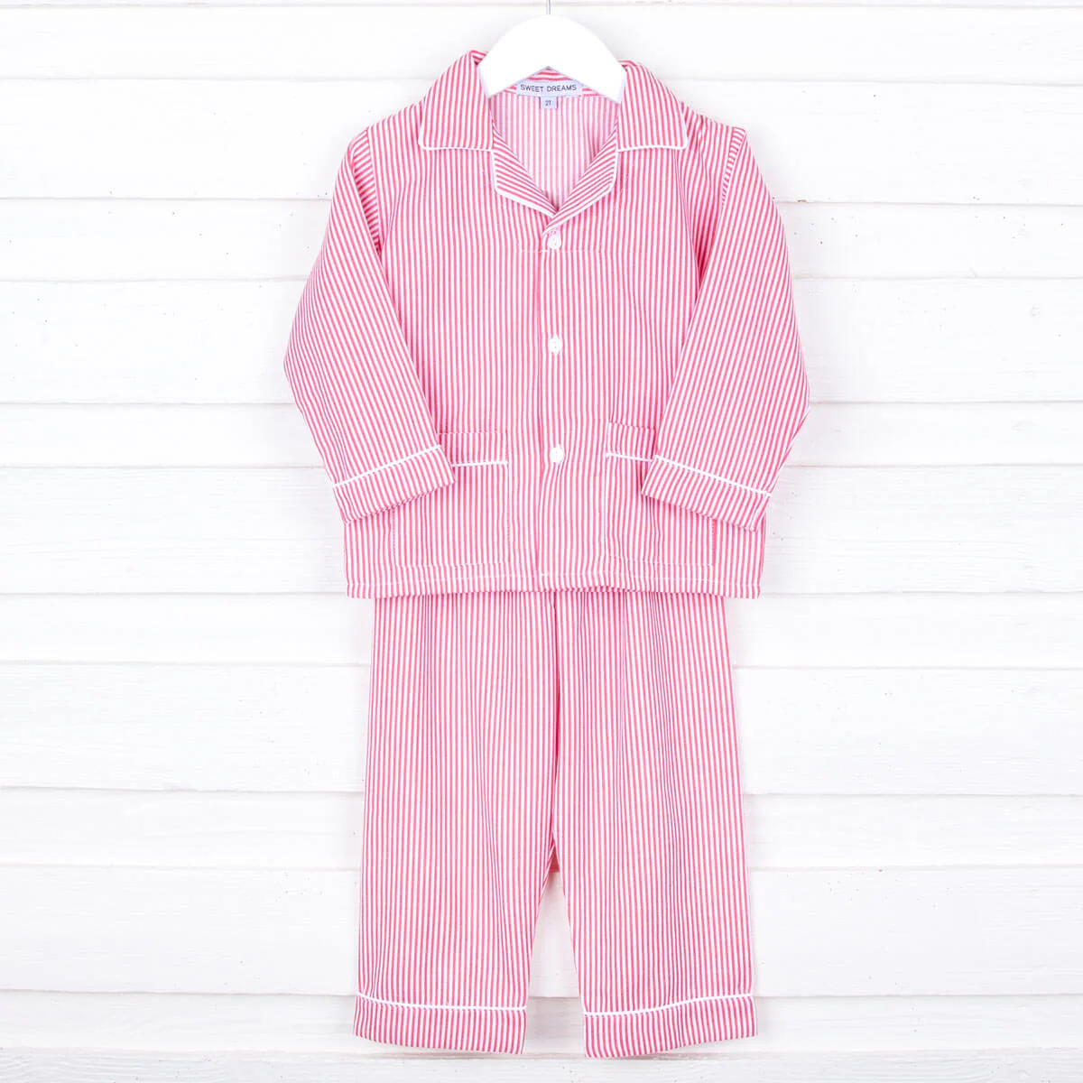 Red Stripe Classic Pajamas - Image 4