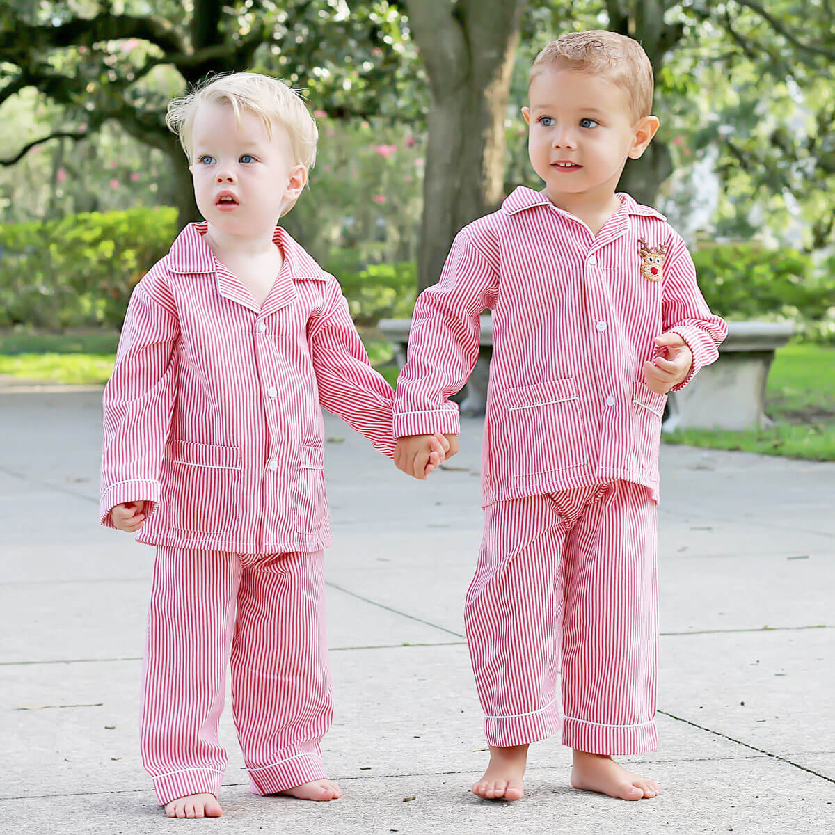 Red Stripe Classic Pajamas - Image 5