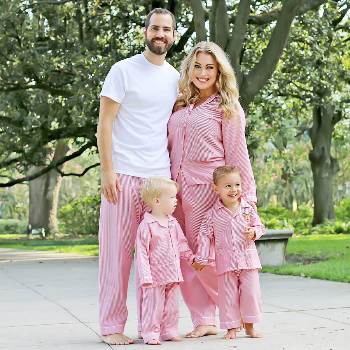 Red Stripe Classic Pajamas - Image 9