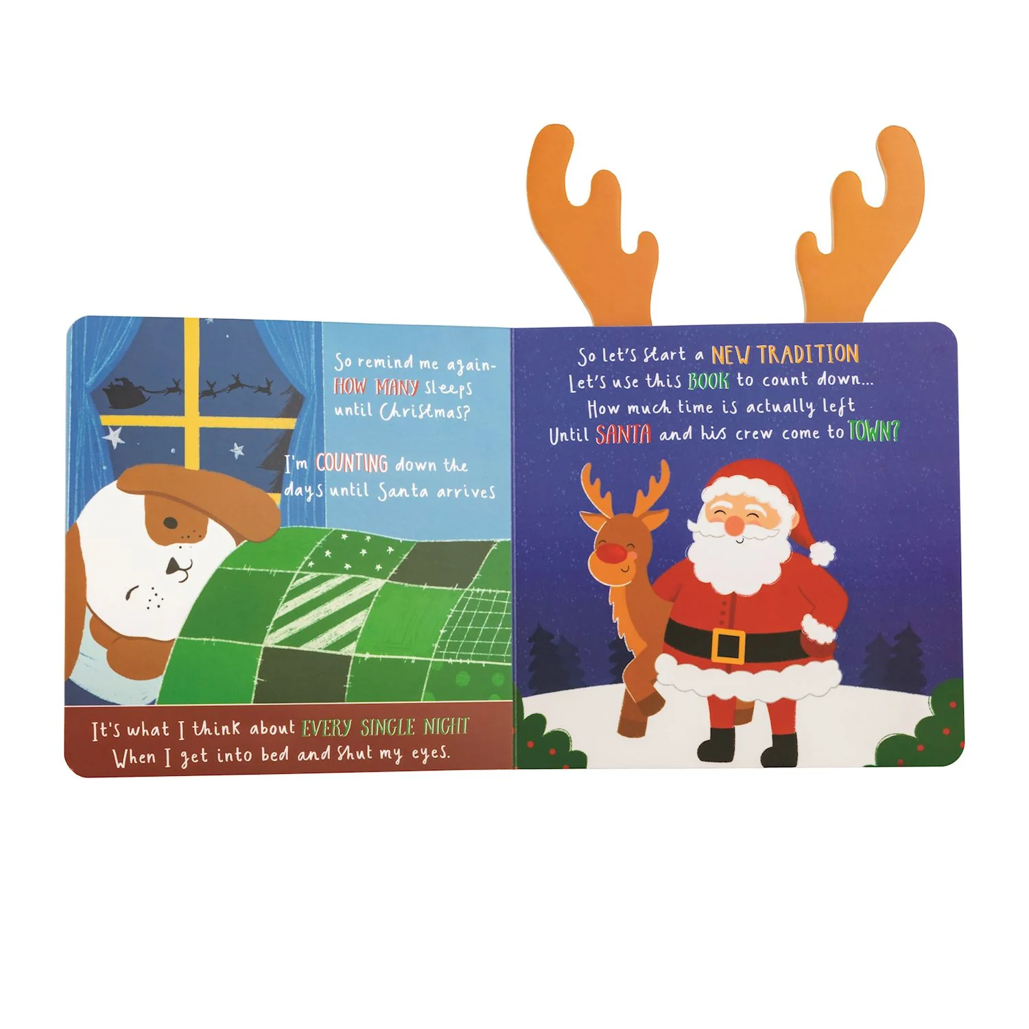 Reindeer Sleeps Until Christmas Book - Image 2