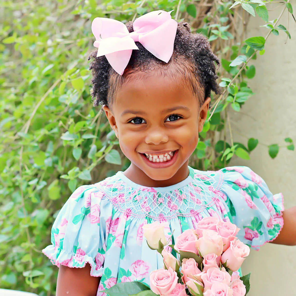 Rose Arbor Smocked Bishop Dress - Image 2