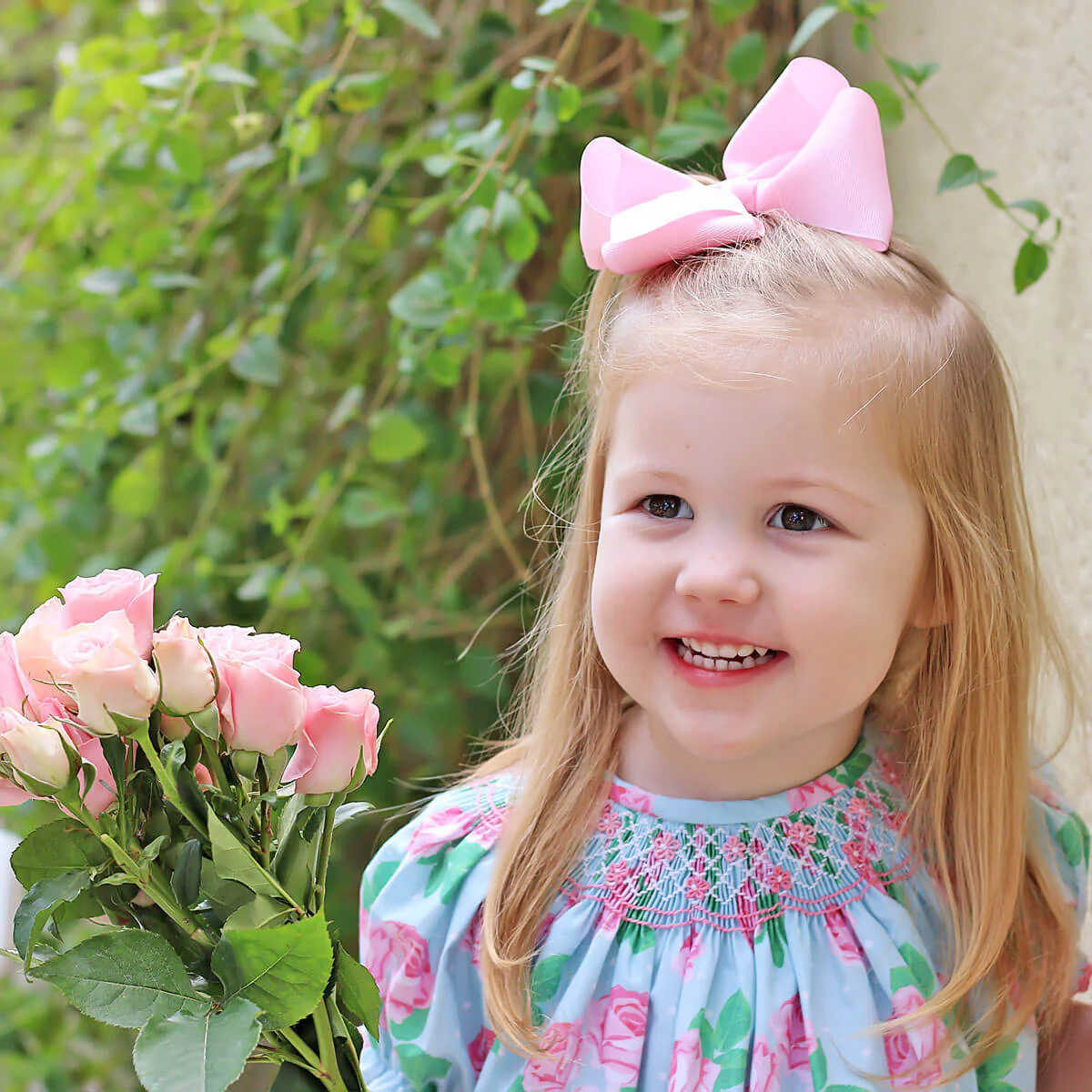 Rose Arbor Smocked Bloomer Set - Image 2