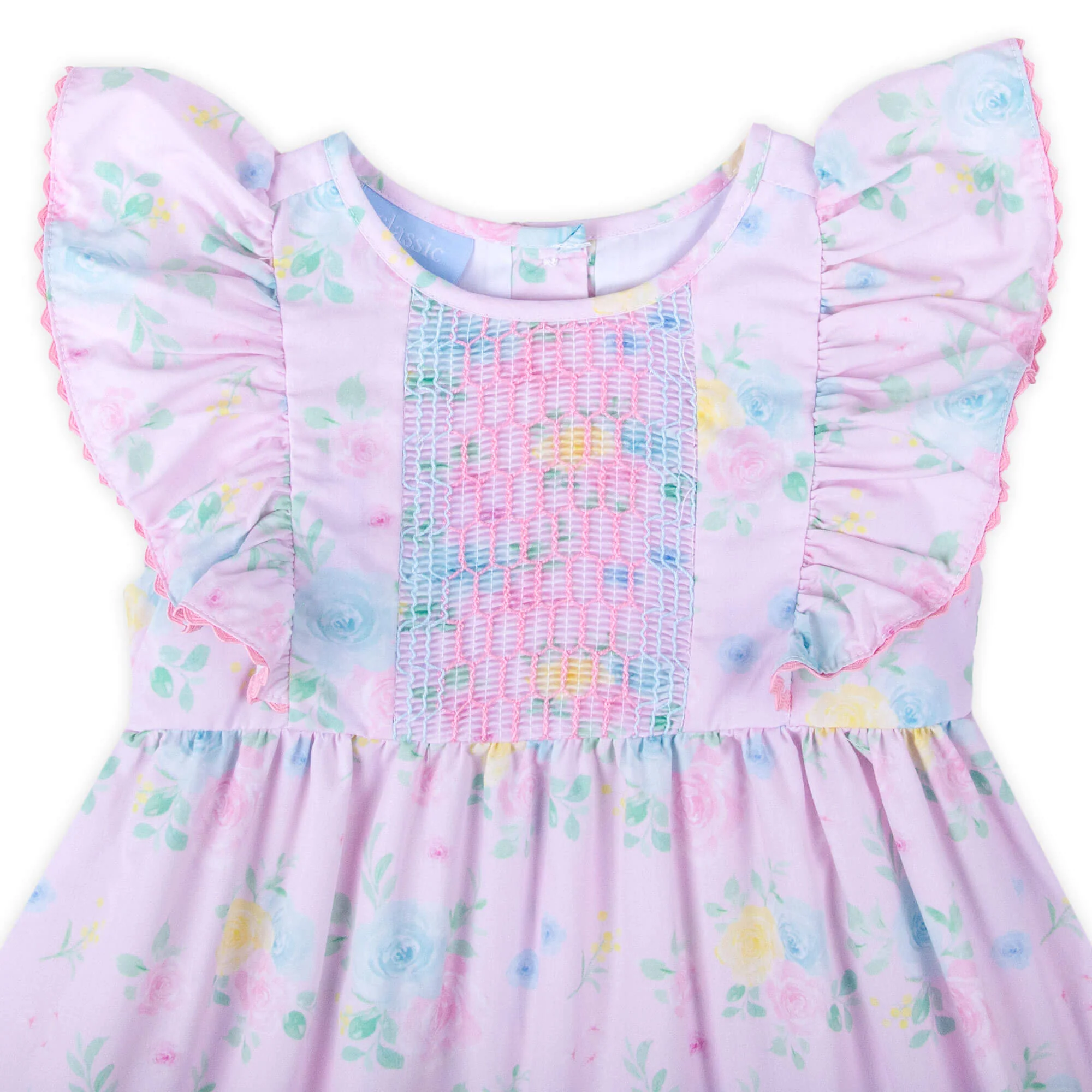 Rose Floral Smocked Rachel Dress - Image 2